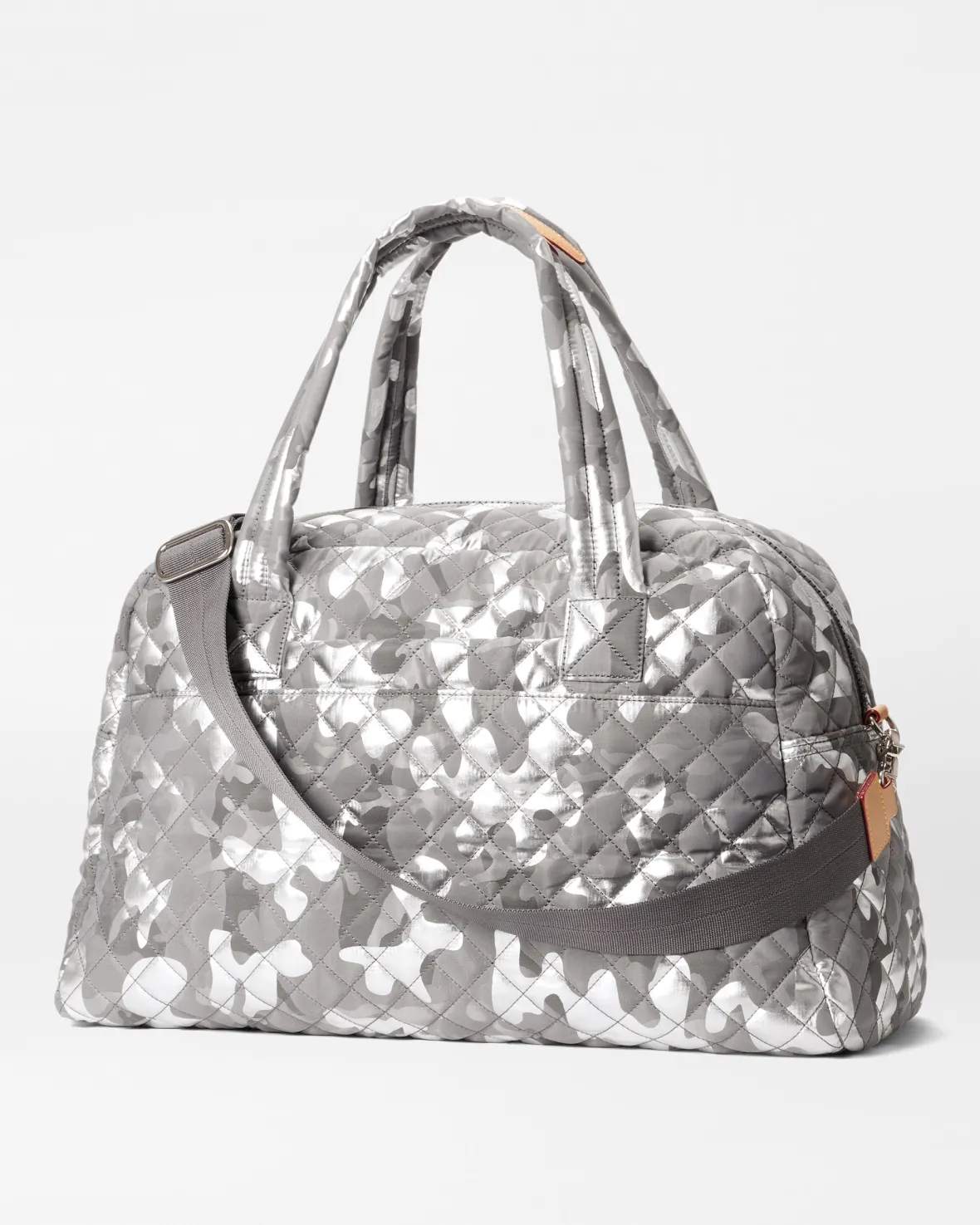 Metro|Duffels<MZ Wallace Travel Jim SilverMetallicCamo