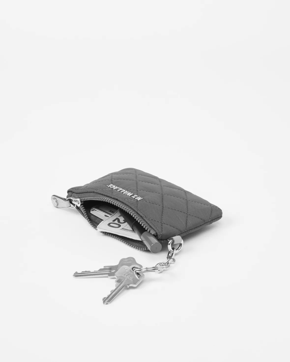 Accessories<MZ Wallace Flat Metro Key Pouch SapphireSequin