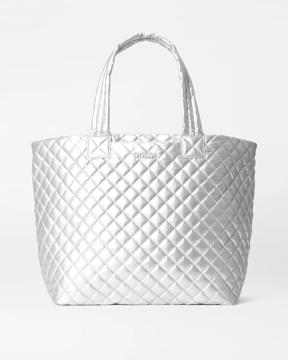 Metro|Totes<MZ Wallace The Metro Tote® Deluxe - Large MatteSilver