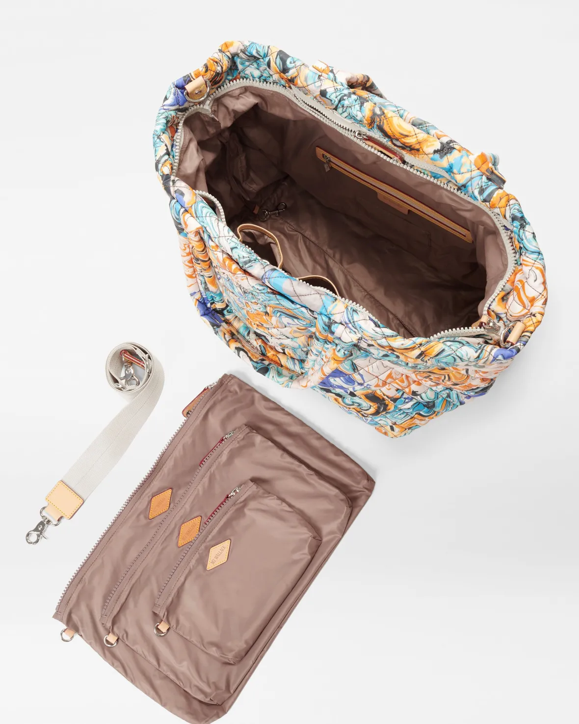 Metro|Totes<MZ Wallace The Metro Tote® Deluxe - Large Agate