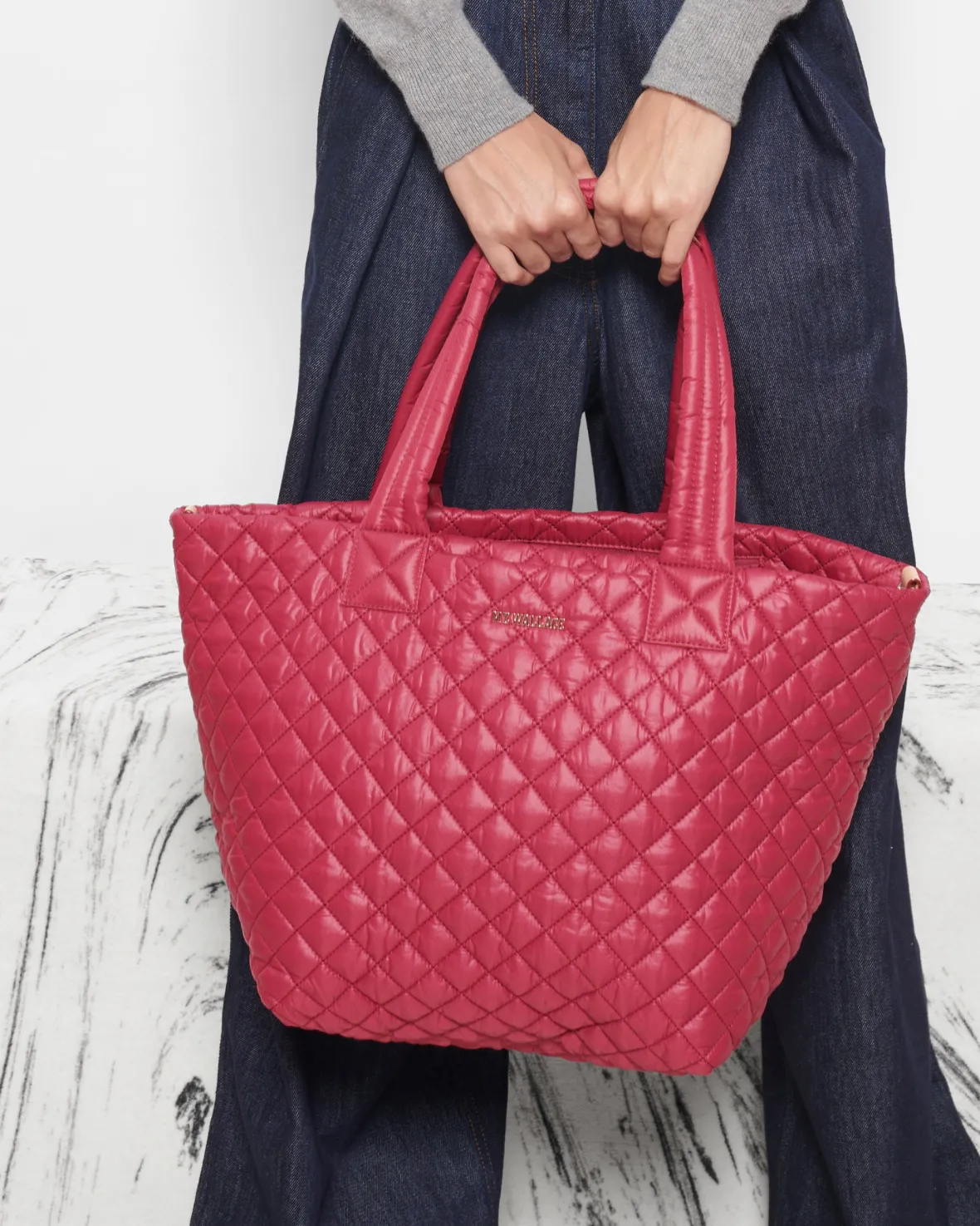 Metro|Totes<MZ Wallace The Metro Tote® Deluxe - Medium Dahlia