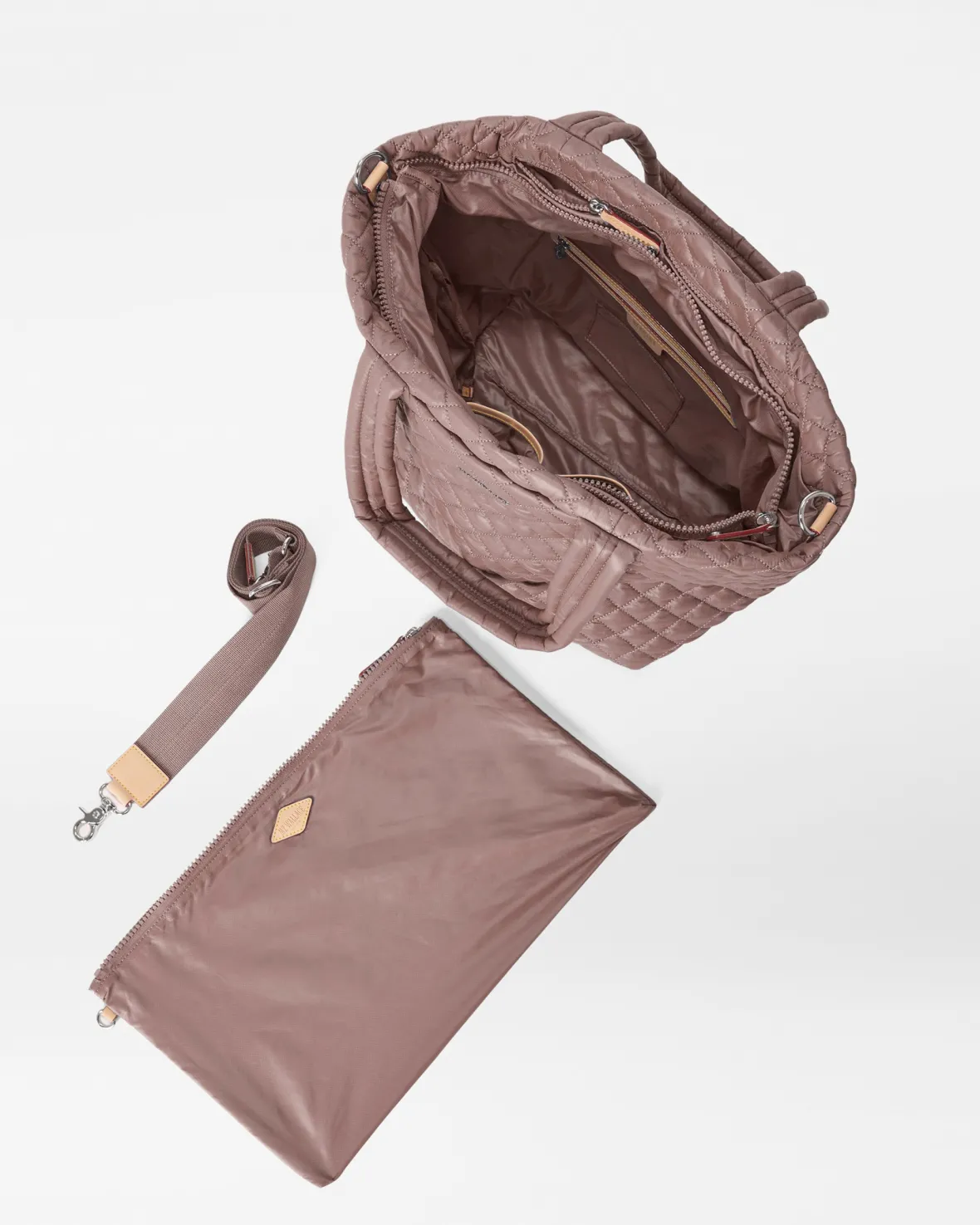 Metro|Totes<MZ Wallace The Metro Tote® Deluxe - Medium Mauve