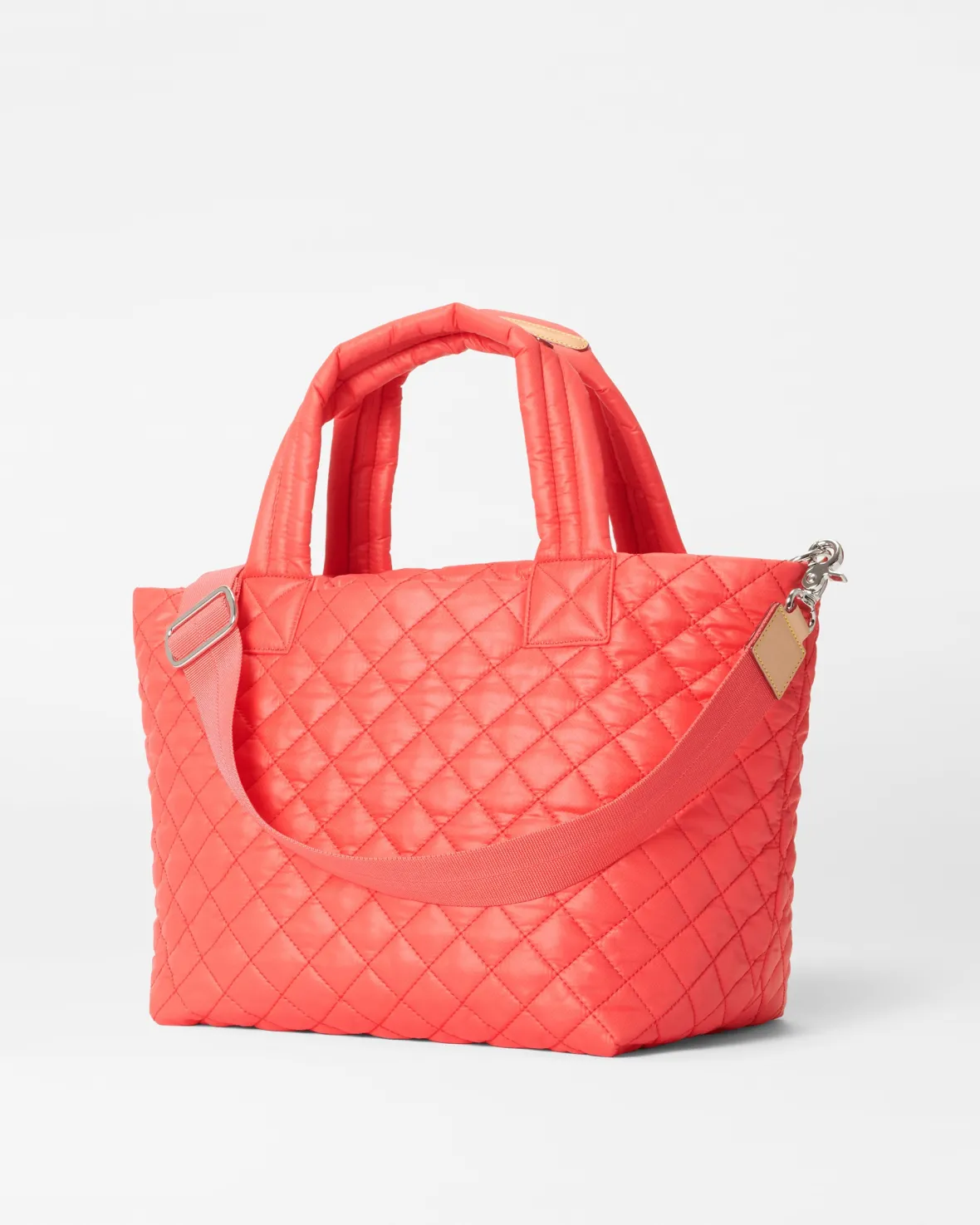 Metro|Totes<MZ Wallace The Metro Tote® Deluxe - Small CoralRec