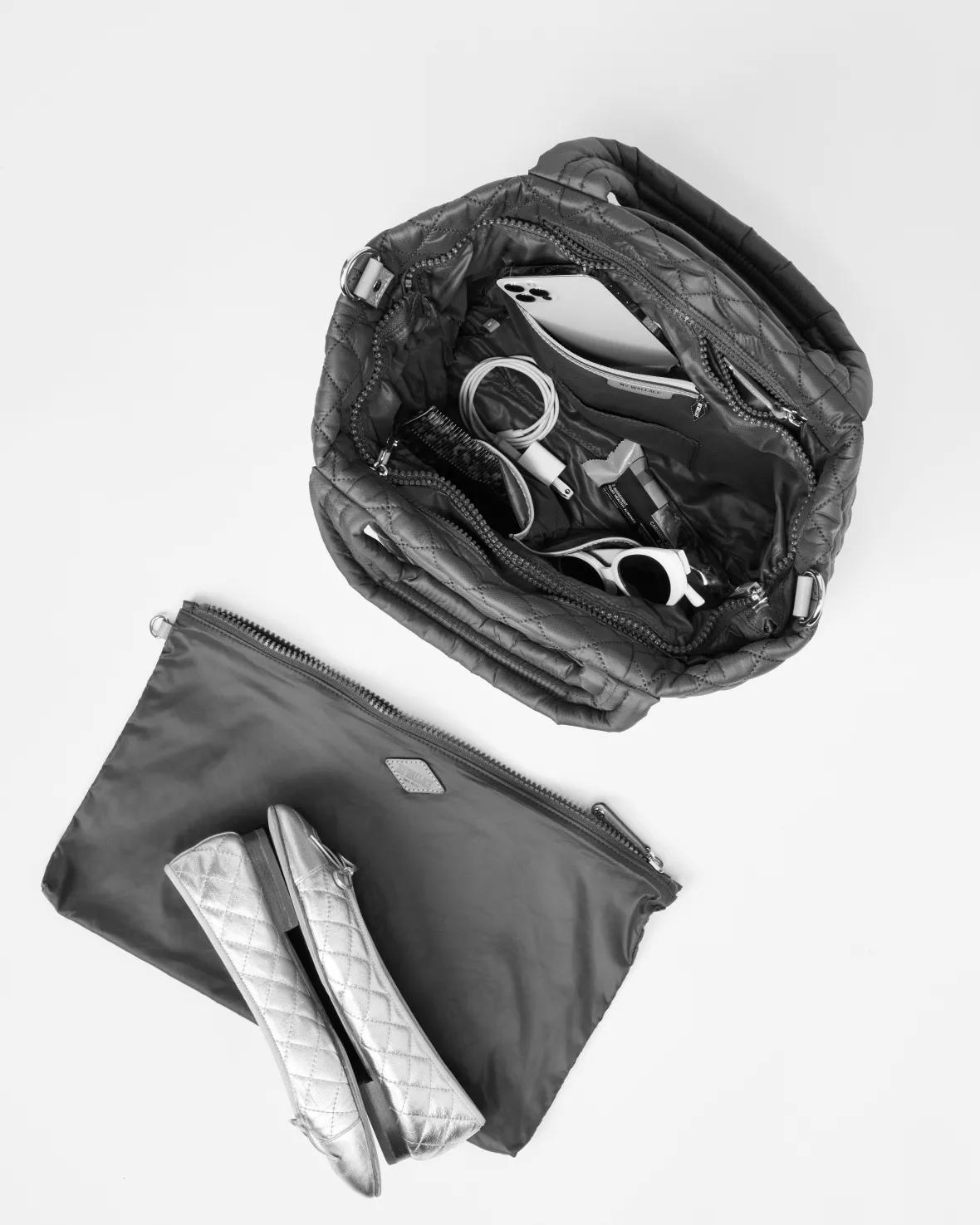 Metro|Totes<MZ Wallace The Metro Tote® Deluxe - Small CoralRec