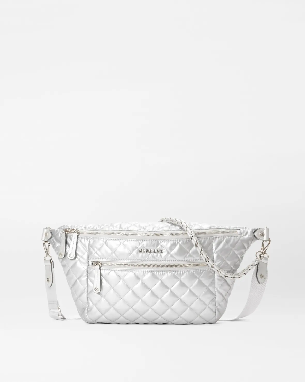 Crosby|Belt Bags & Slings<MZ Wallace Crosby Sling MatteSilver