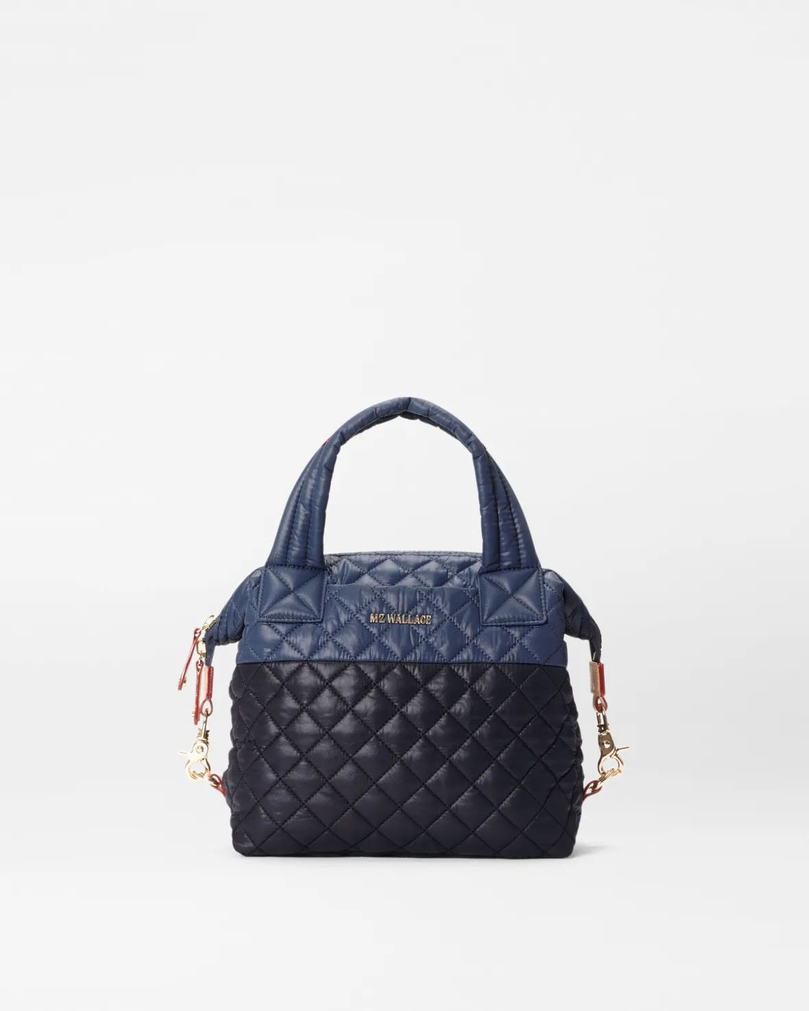 Metro|Crossbody<MZ Wallace Small Sutton Deluxe Black/NavyColorBlock