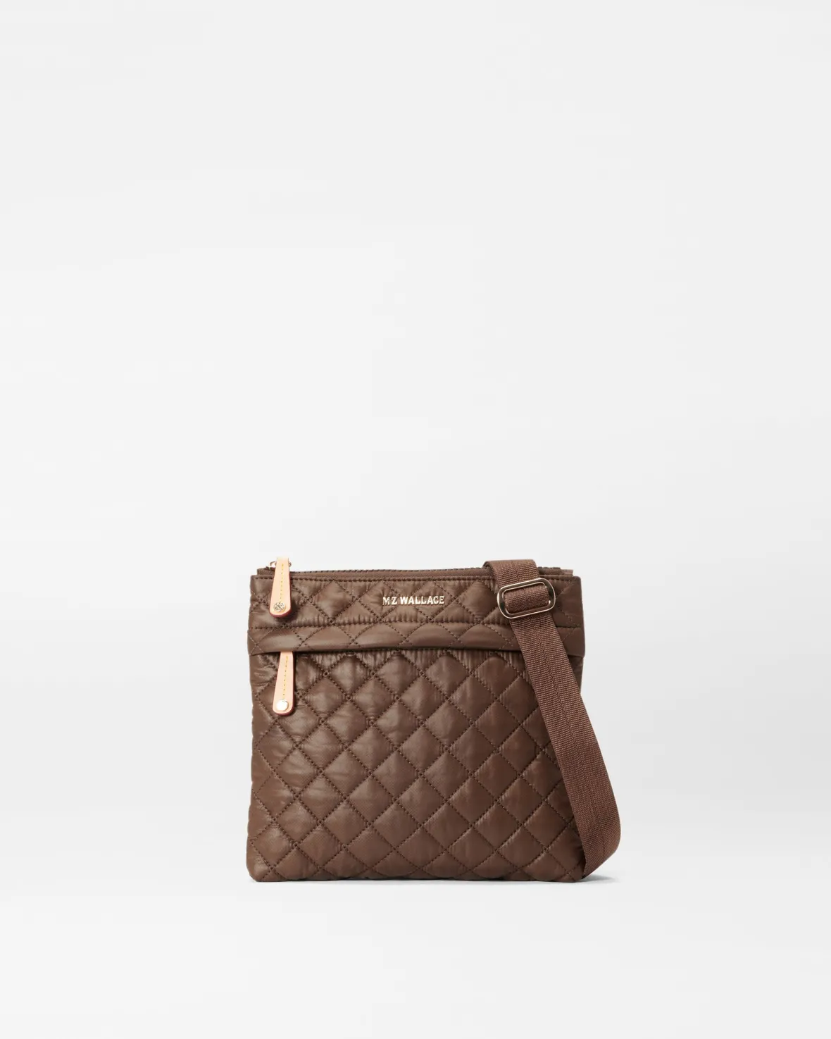 Metro|Crossbody<MZ Wallace Metro Flat Crossbody Walnut