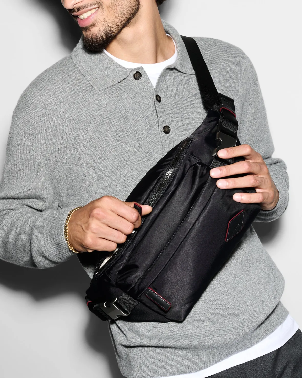 Bleecker|Belt Bags & Slings<MZ Wallace Bleecker Convertible Sling BlackRec