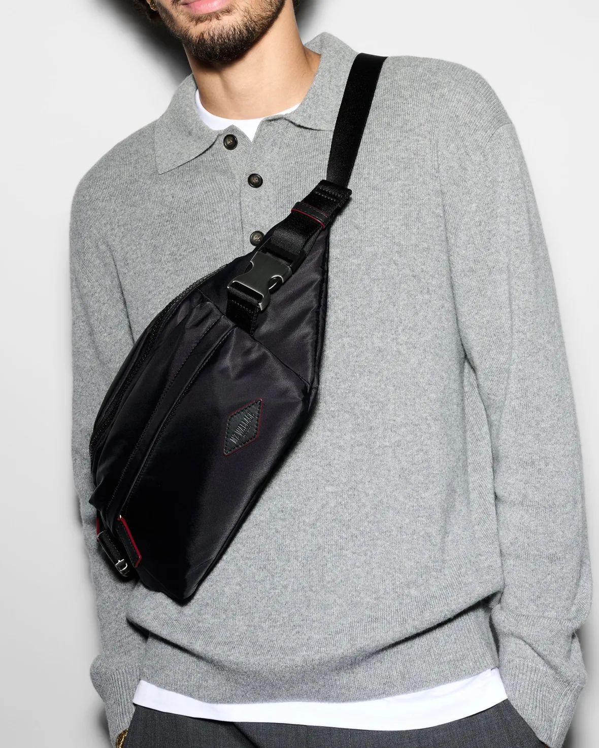 Bleecker|Belt Bags & Slings<MZ Wallace Bleecker Convertible Sling BlackRec