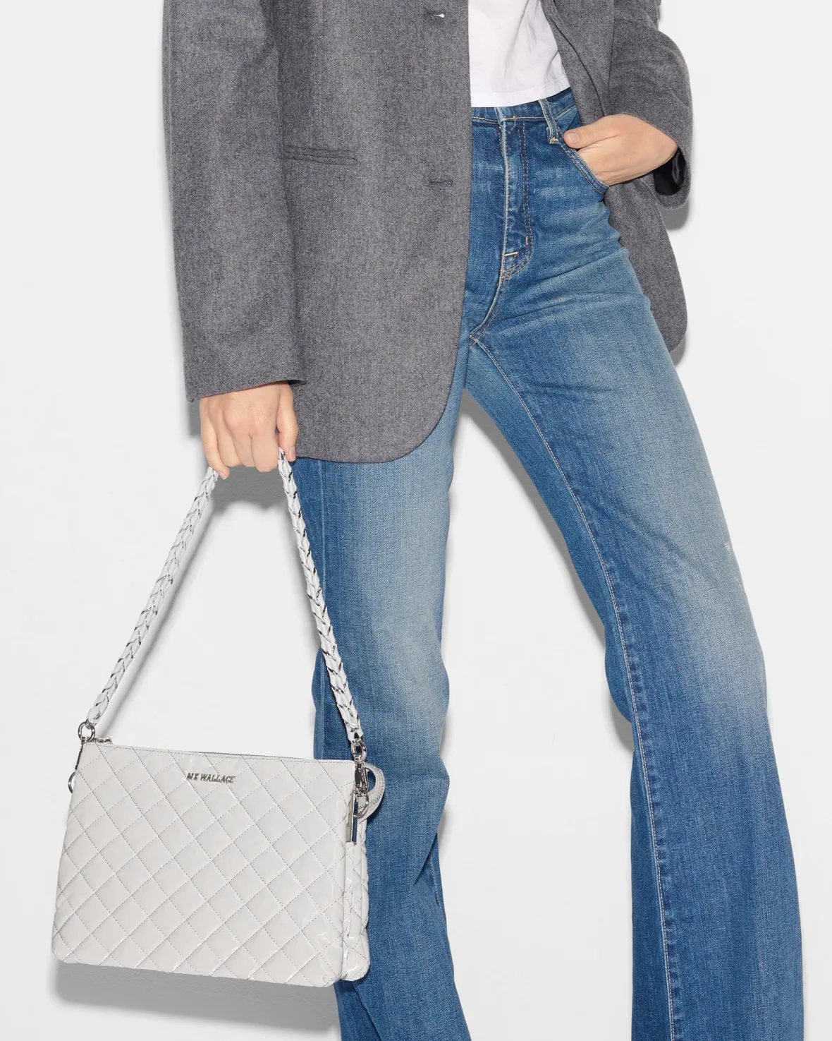 Crosby|Crossbody<MZ Wallace Large Crosby Pippa PebbleLiquid