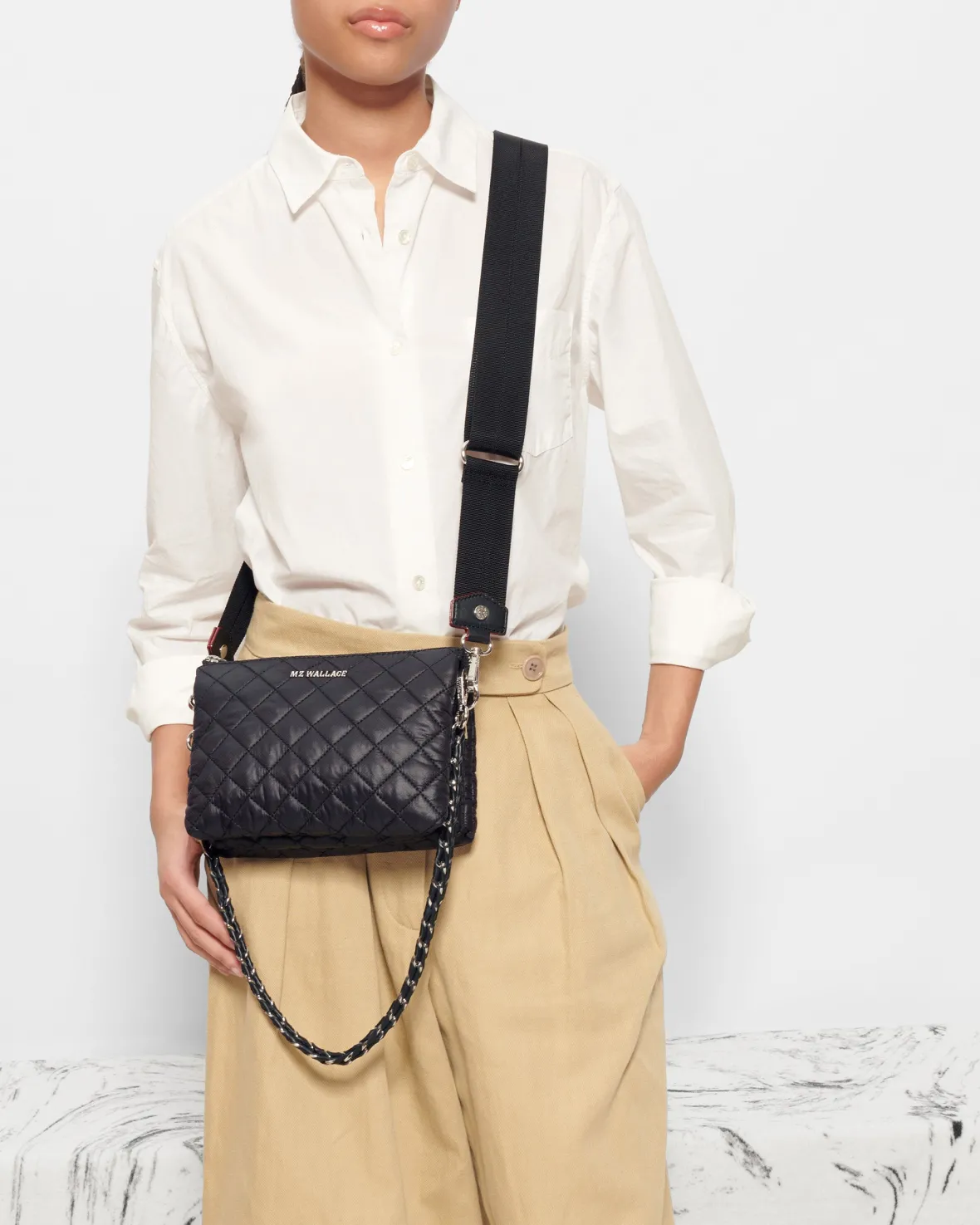 Crosby|Crossbody<MZ Wallace Crosby Pippa Black