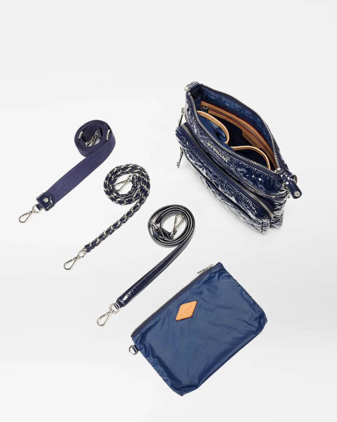 Crosby|Crossbody<MZ Wallace Downtown Crosby NavyLacquer