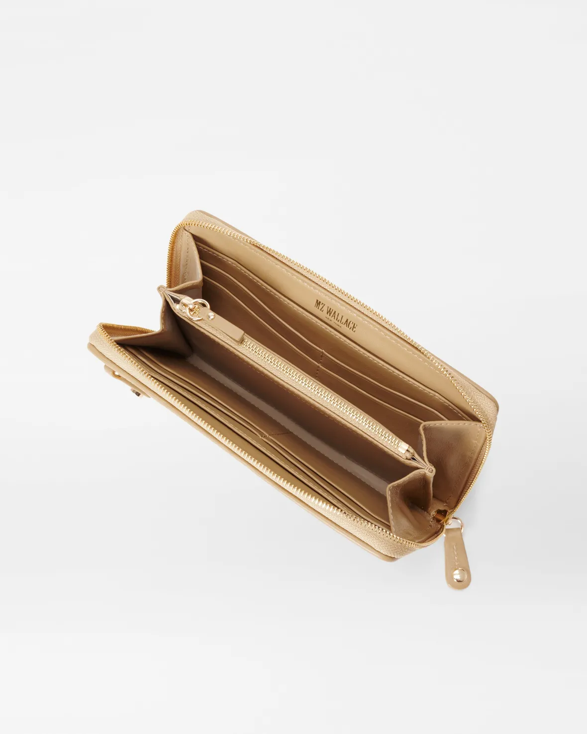 Crosby|Accessories<MZ Wallace Crosby Long Wallet Camel