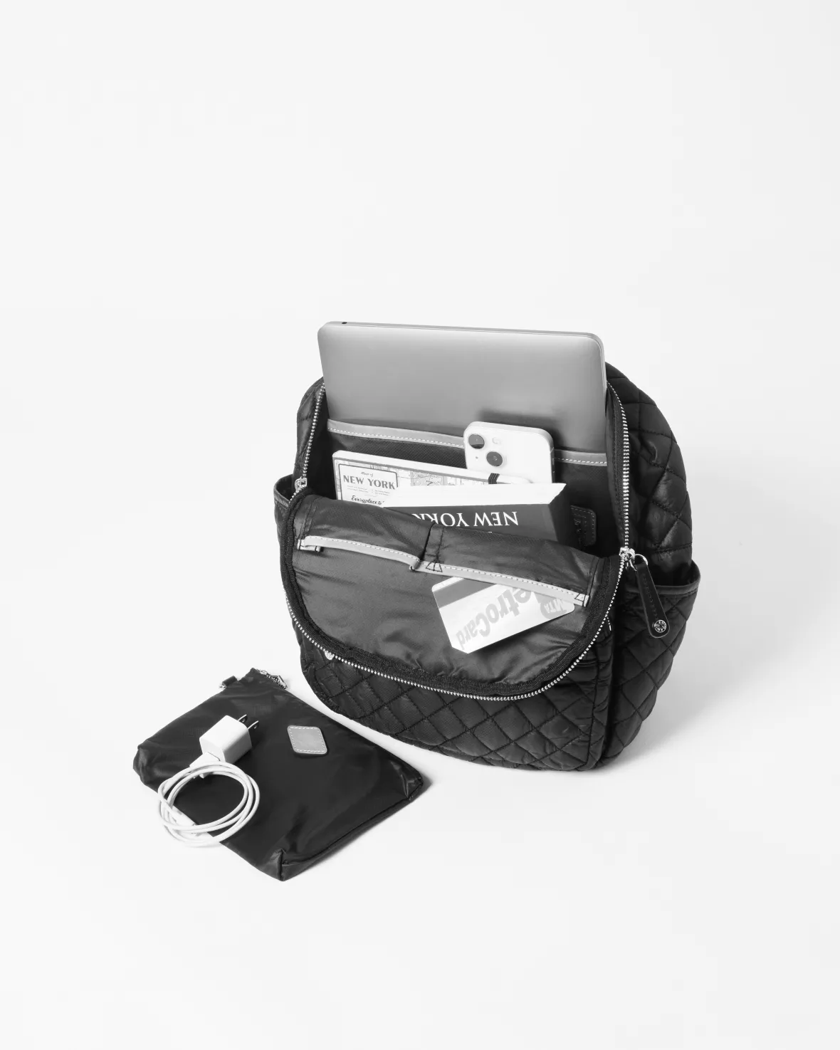 Crosby|Backpacks<MZ Wallace Small Crosby Backpack Chambray