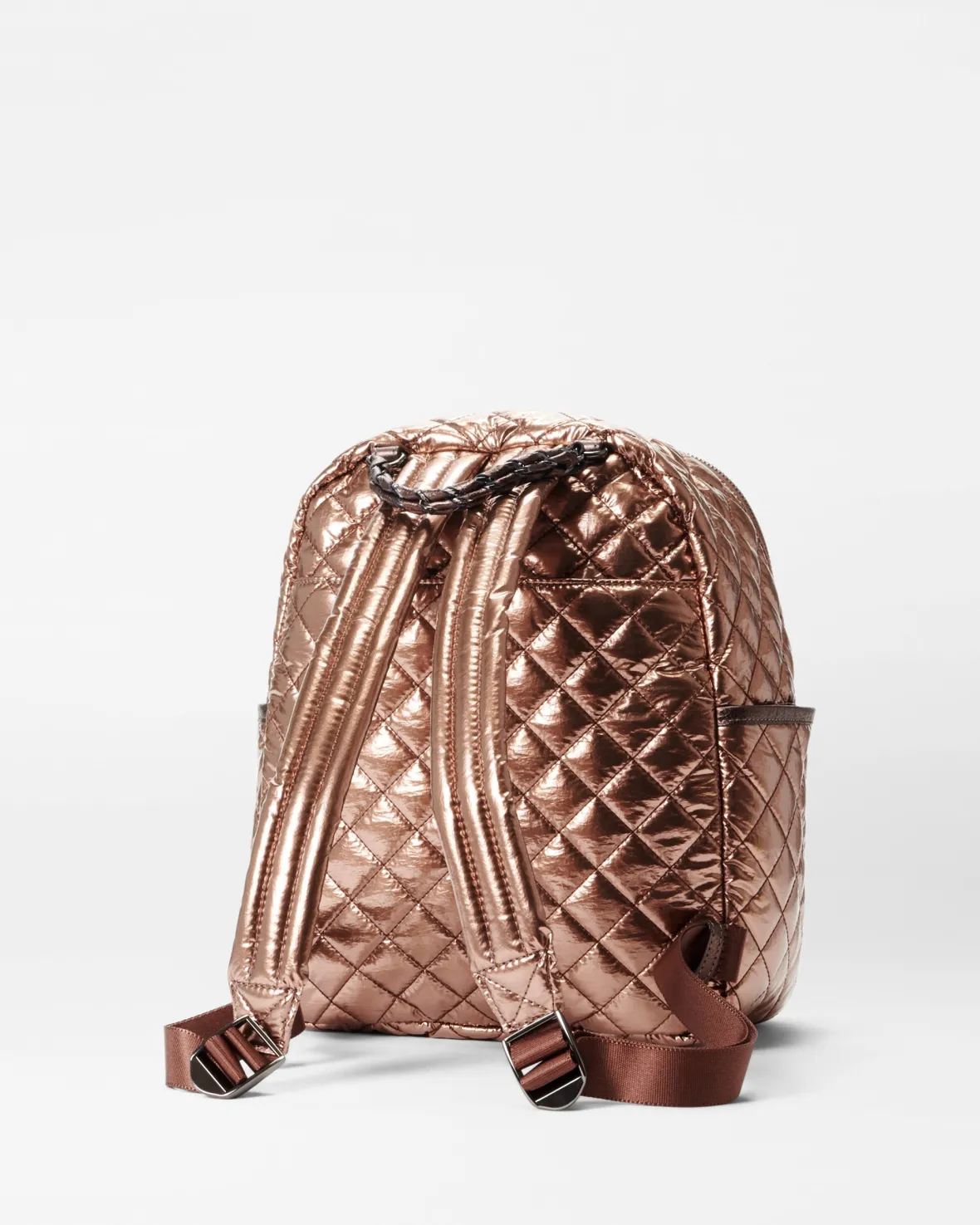 Crosby|Backpacks<MZ Wallace Small Crosby Backpack CopperMetallicLacquer