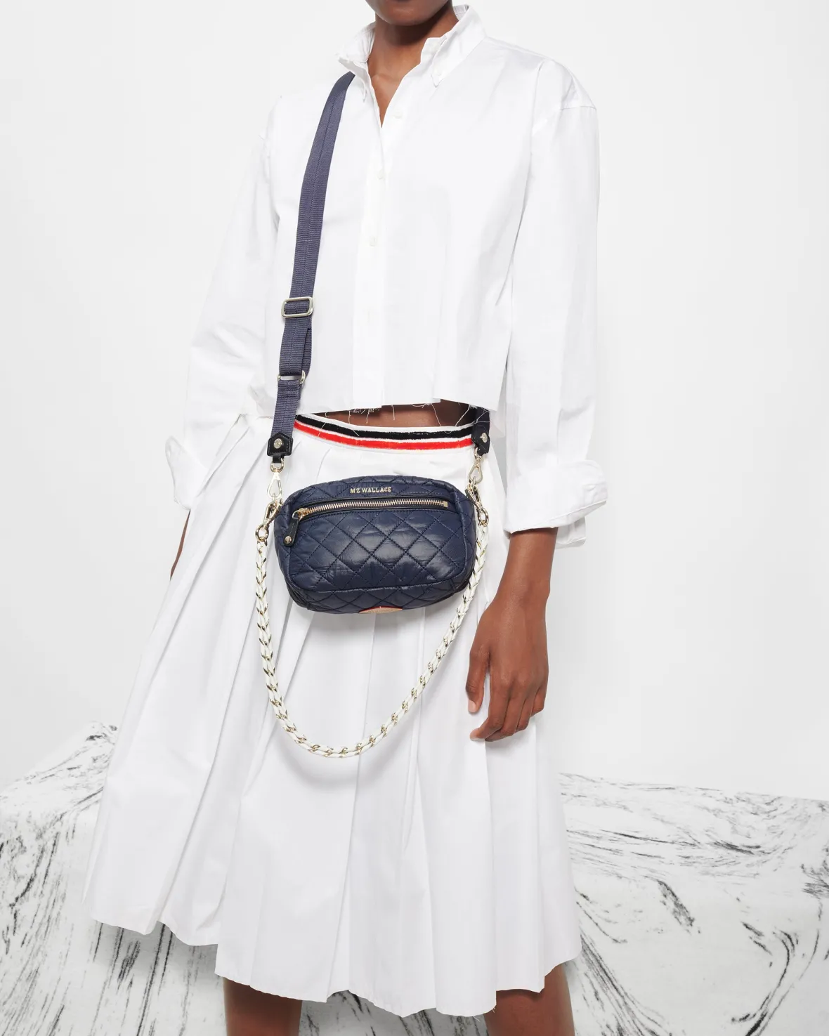 Crossbody|Crosby<MZ Wallace Mini Crosby Dawn/White