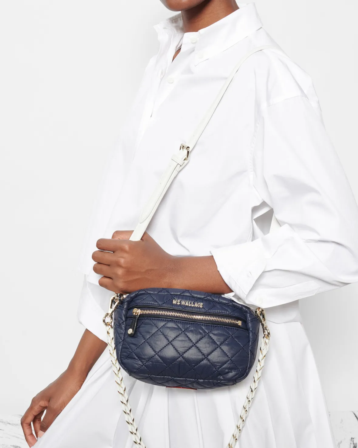 Crossbody|Crosby<MZ Wallace Mini Crosby Dawn/White