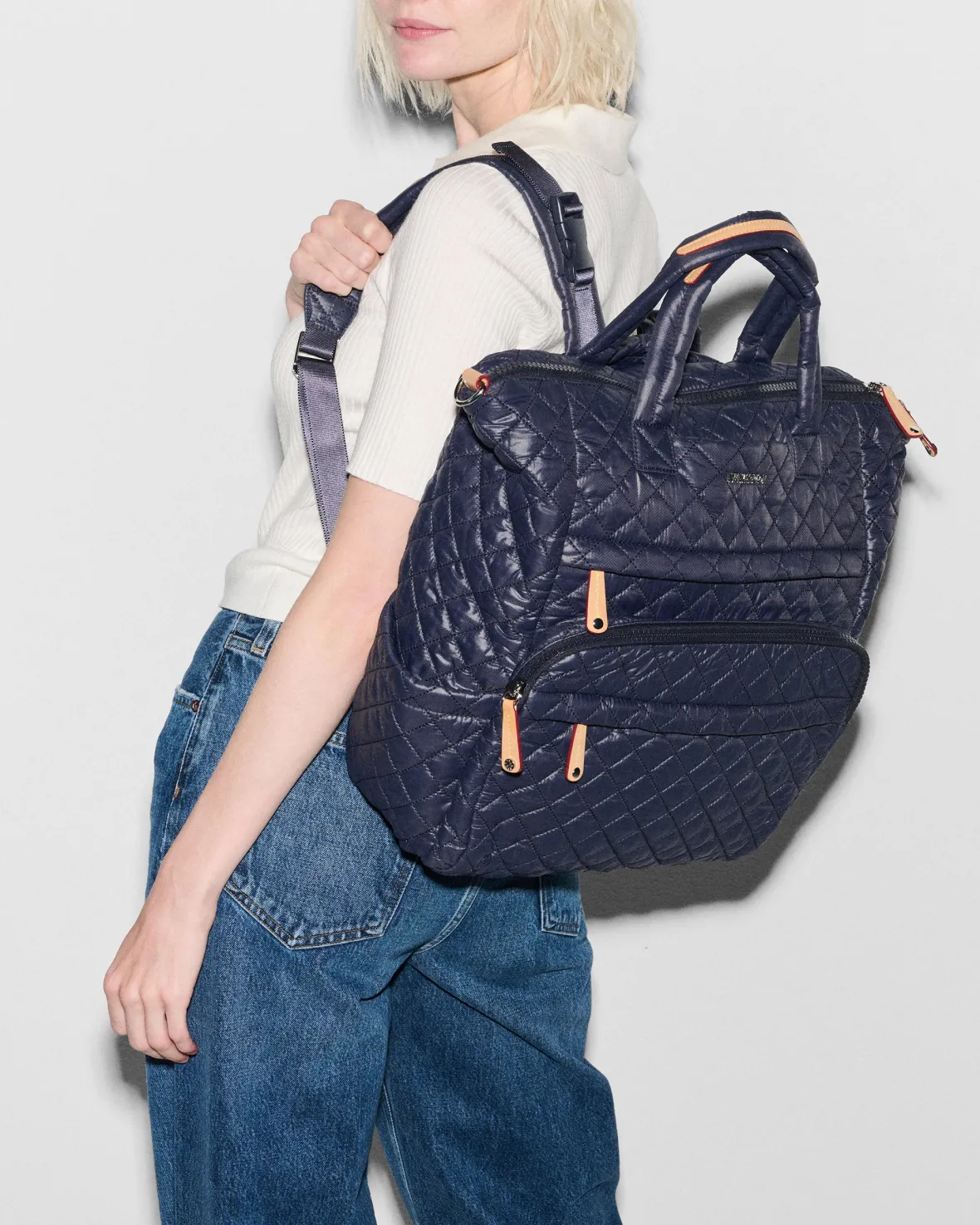 Metro|Baby<MZ Wallace Metro Utility Backpack DawnRec