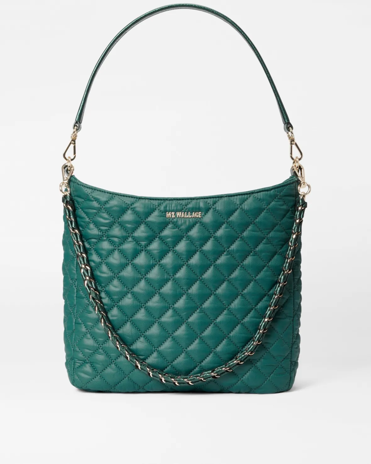Crosby|Shoulders<MZ Wallace Crosby Hobo Emerald