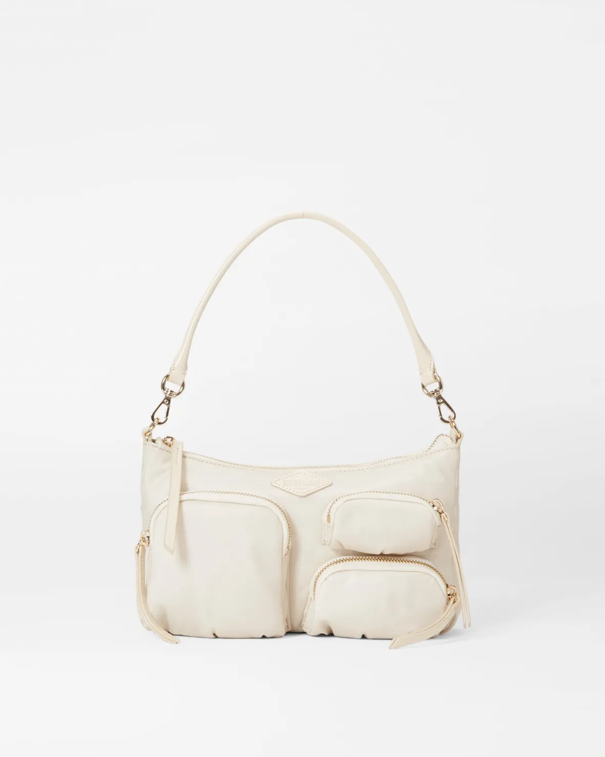 Chelsea|Shoulders<MZ Wallace Chelsea Petite Shoulder Sandshell