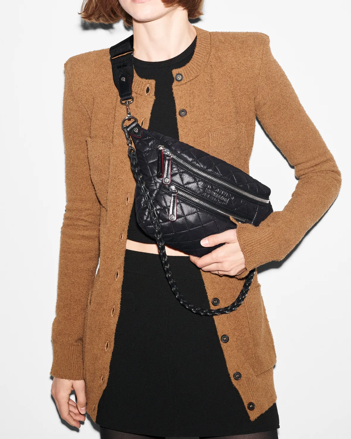 Crosby|Belt Bags & Slings<MZ Wallace Small Crosby Sling Black