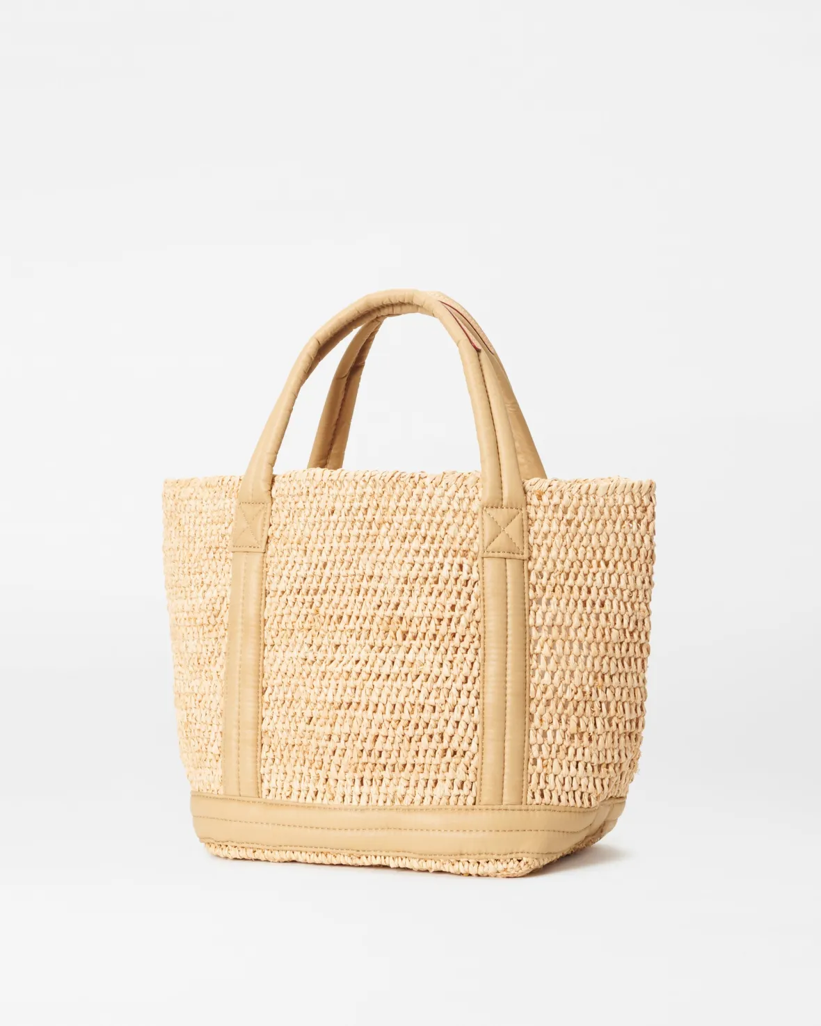 Raffia|Totes<MZ Wallace Small Raffia Tote Raffia/Camel