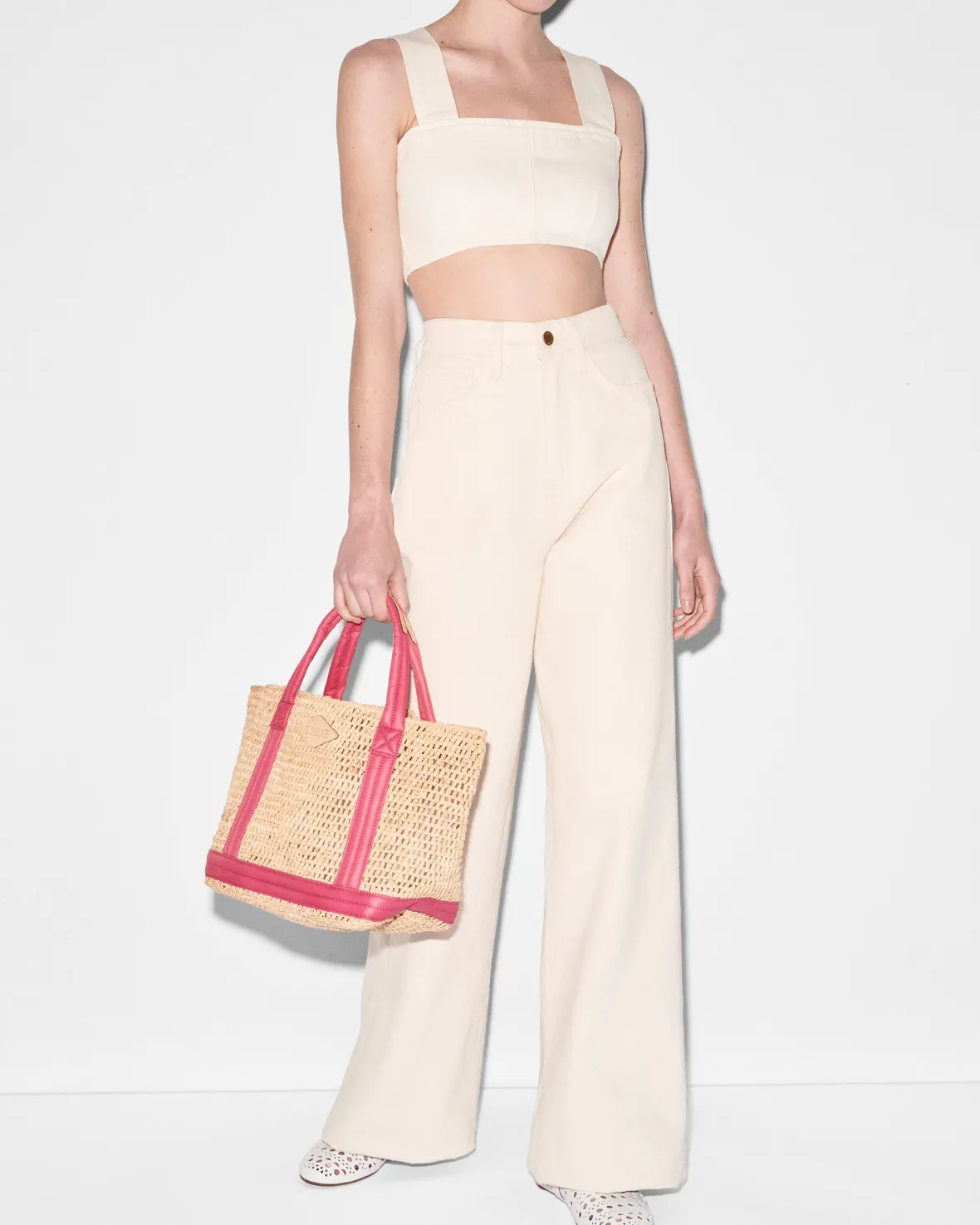 Raffia|Totes<MZ Wallace Small Raffia Tote