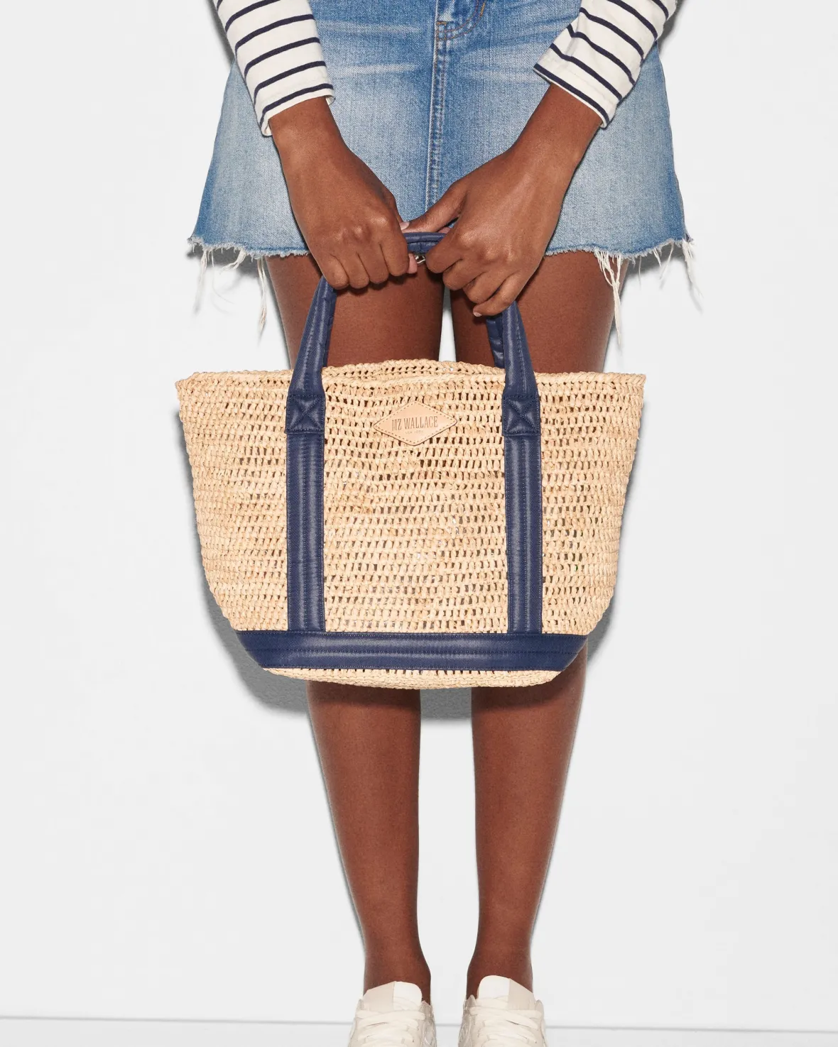 Raffia|Totes<MZ Wallace Small Raffia Tote