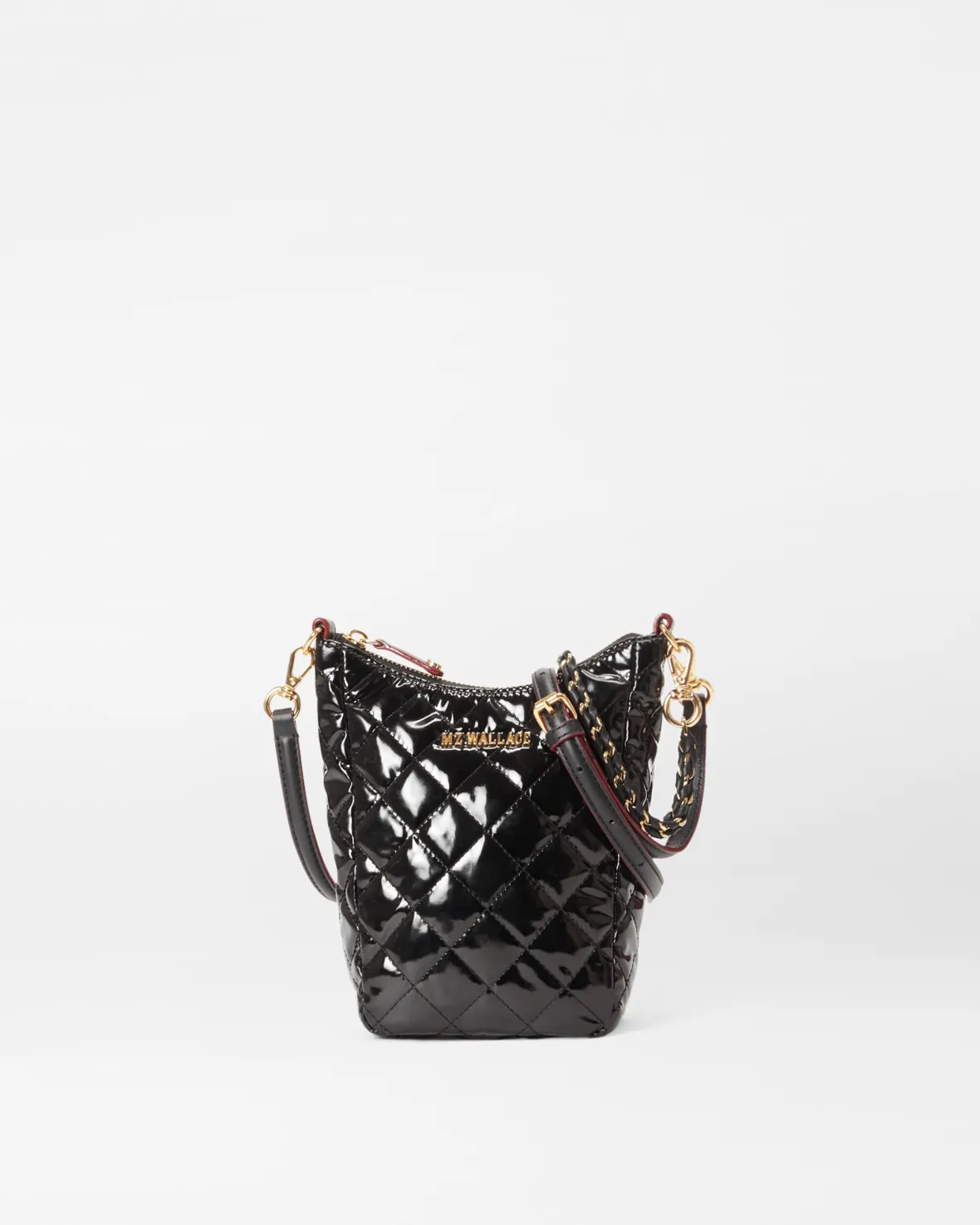 Crosby|Crossbody<MZ Wallace Crosby Go BlackLacquer