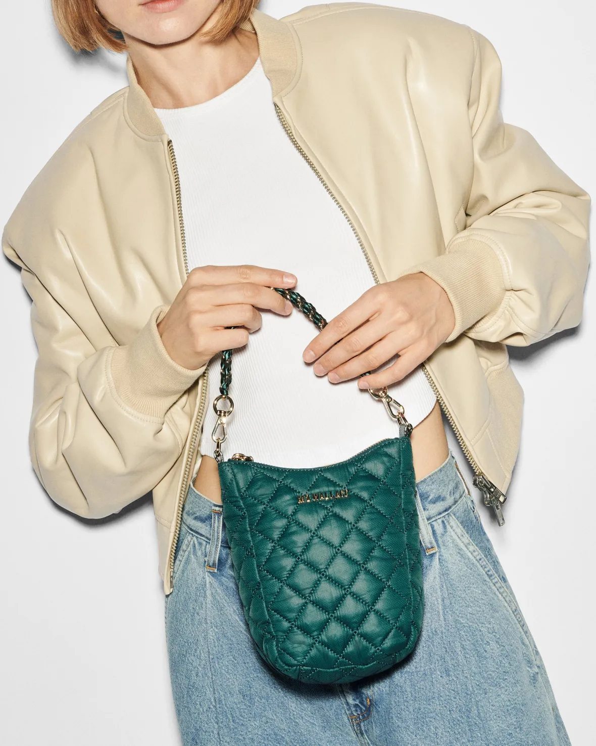 Crosby|Crossbody<MZ Wallace Crosby Go Emerald