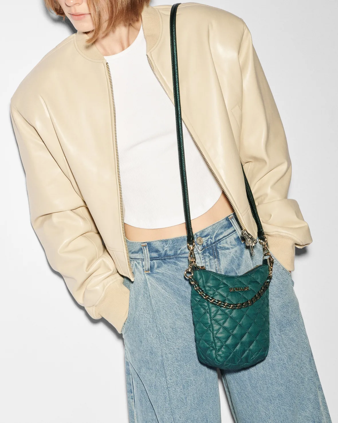 Crosby|Crossbody<MZ Wallace Crosby Go Emerald