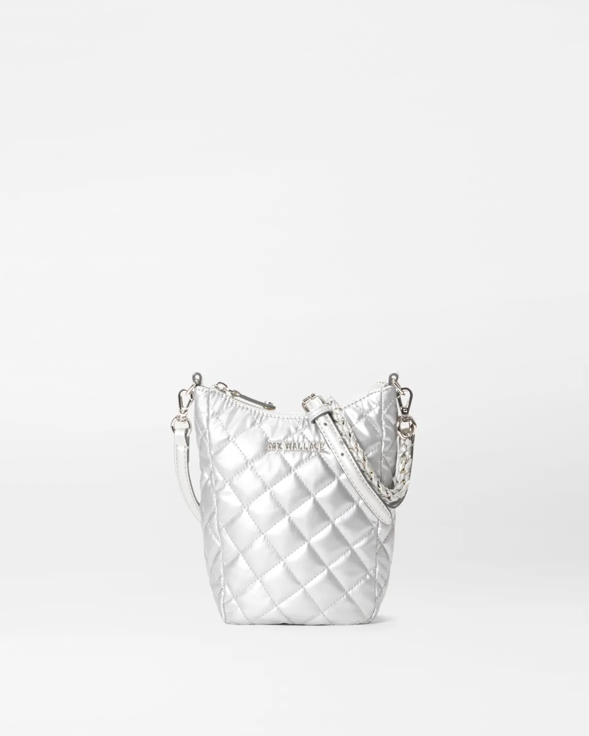 Crosby|Crossbody<MZ Wallace Crosby Go MatteSilver