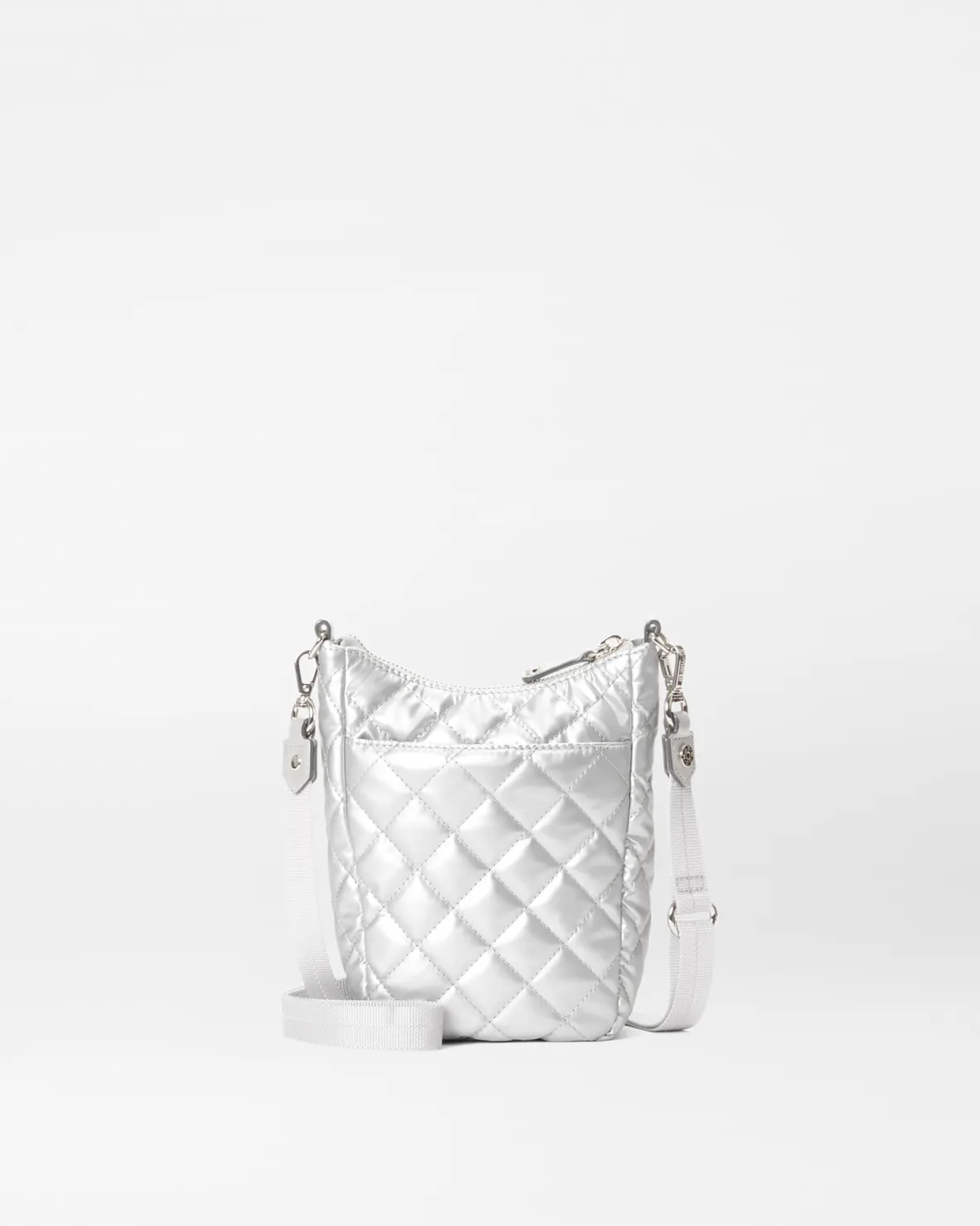Crosby|Crossbody<MZ Wallace Crosby Go MatteSilver