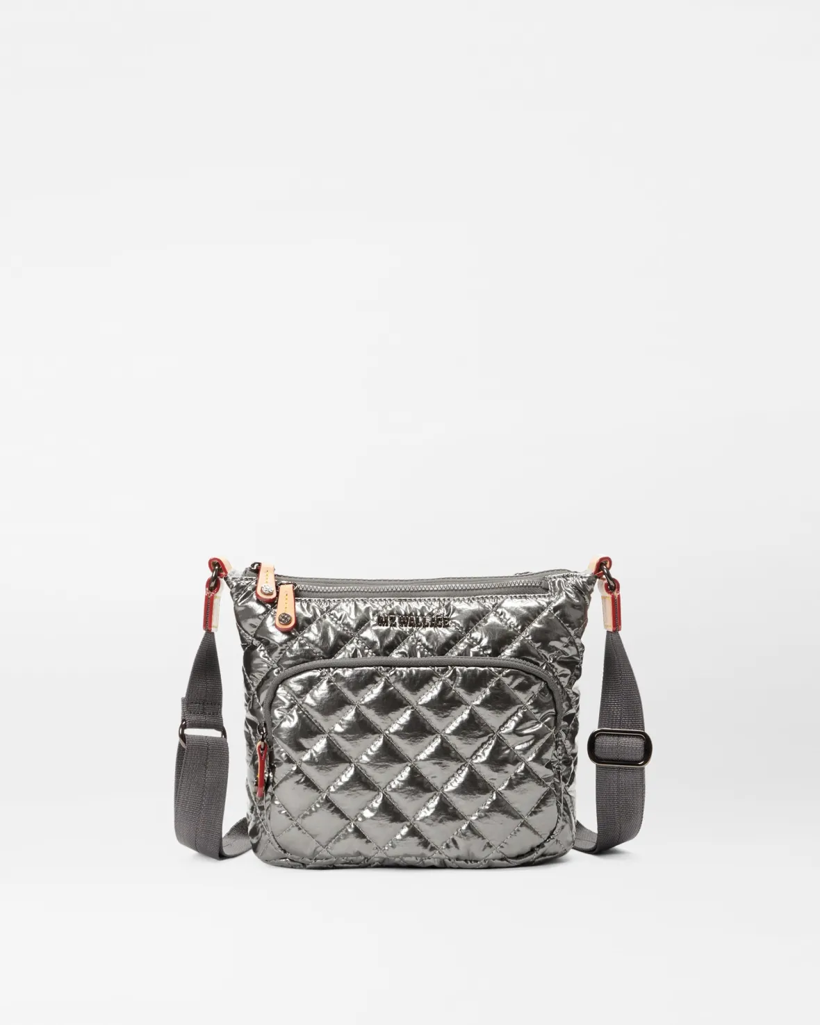 Metro|Crossbody<MZ Wallace Metro Scout Deluxe PewterMetallic