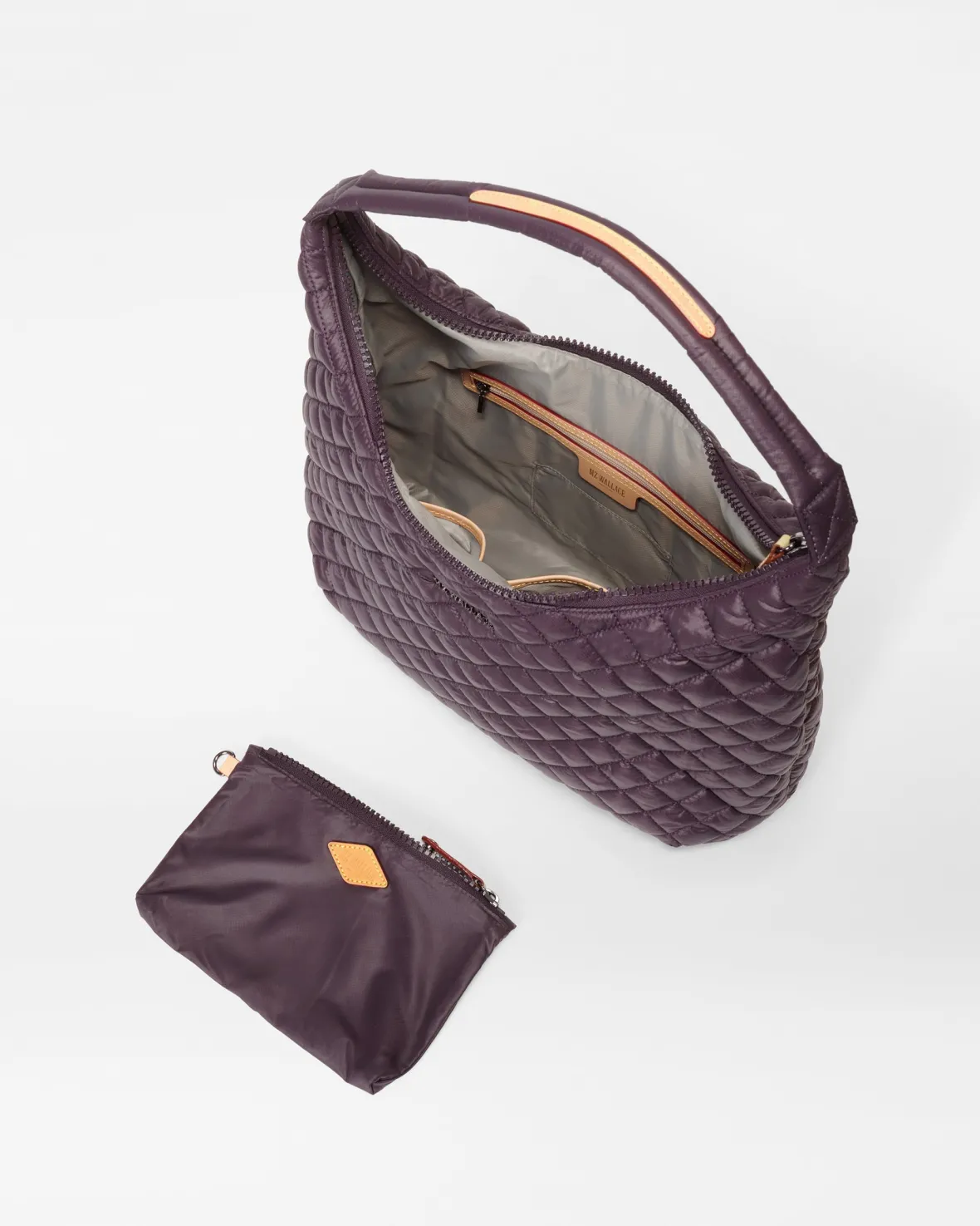 Shoulders<MZ Wallace Large Metro Shoulder Raisin