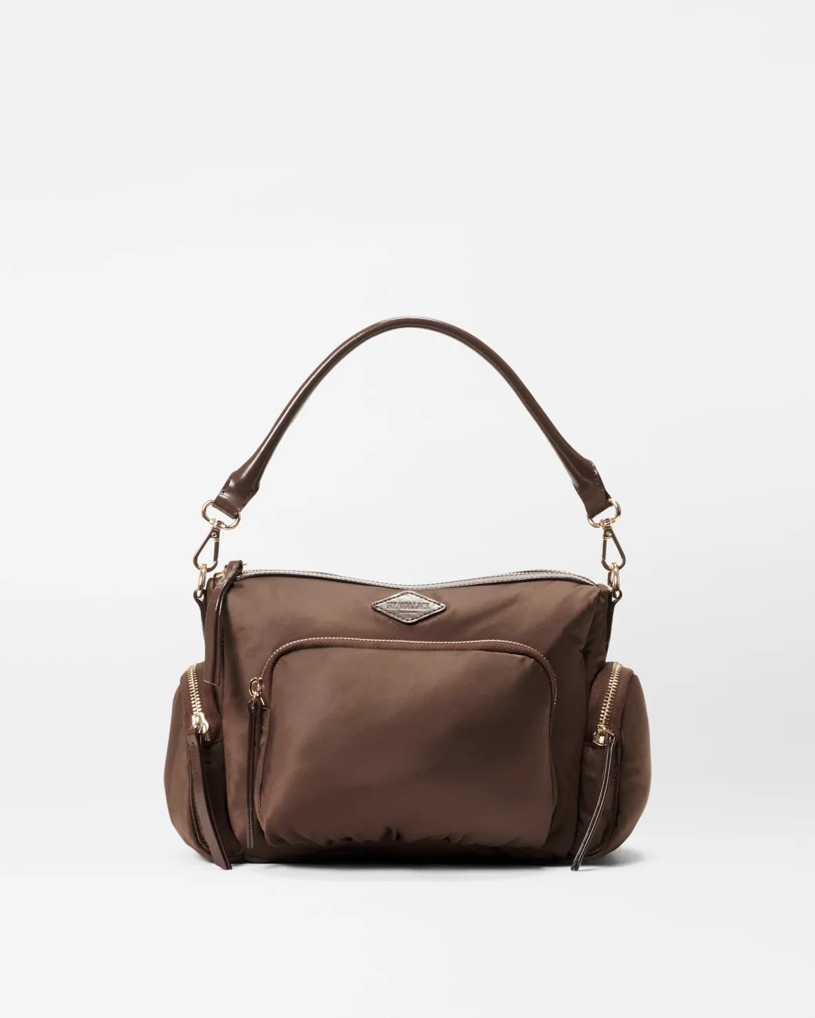 Chelsea|Crossbody<MZ Wallace Small Chelsea Crossbody Walnut