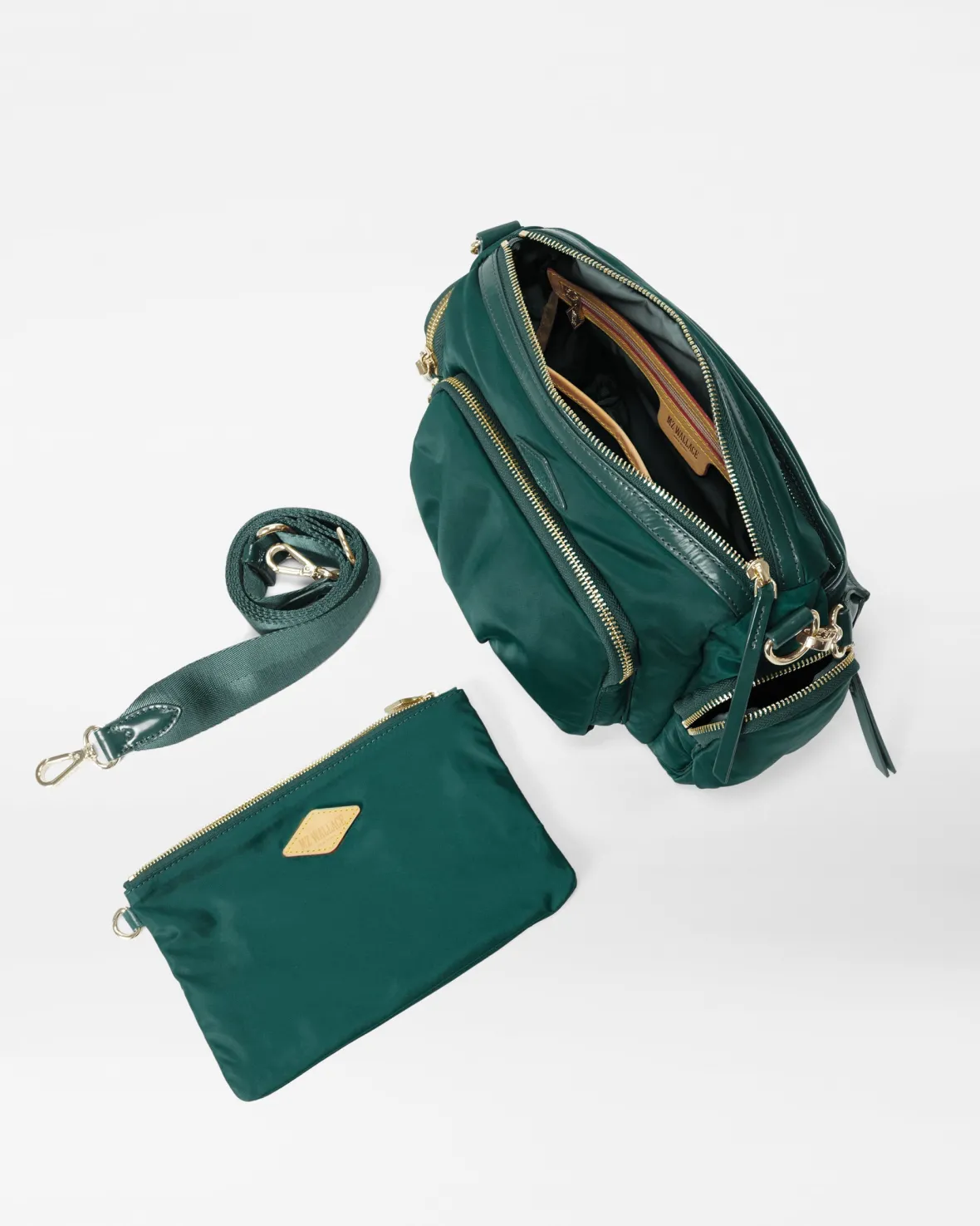 Chelsea|Crossbody<MZ Wallace Small Chelsea Crossbody Emerald