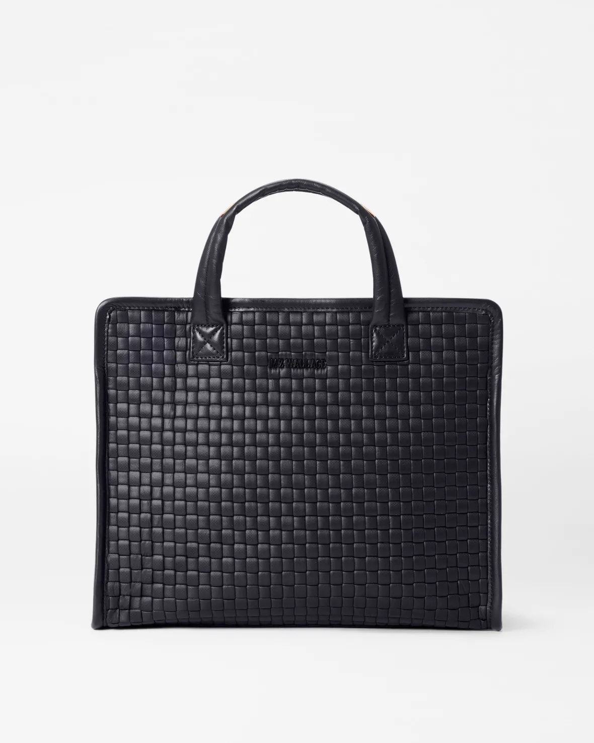 Work|Totes<MZ Wallace Medium Woven Box Tote Black