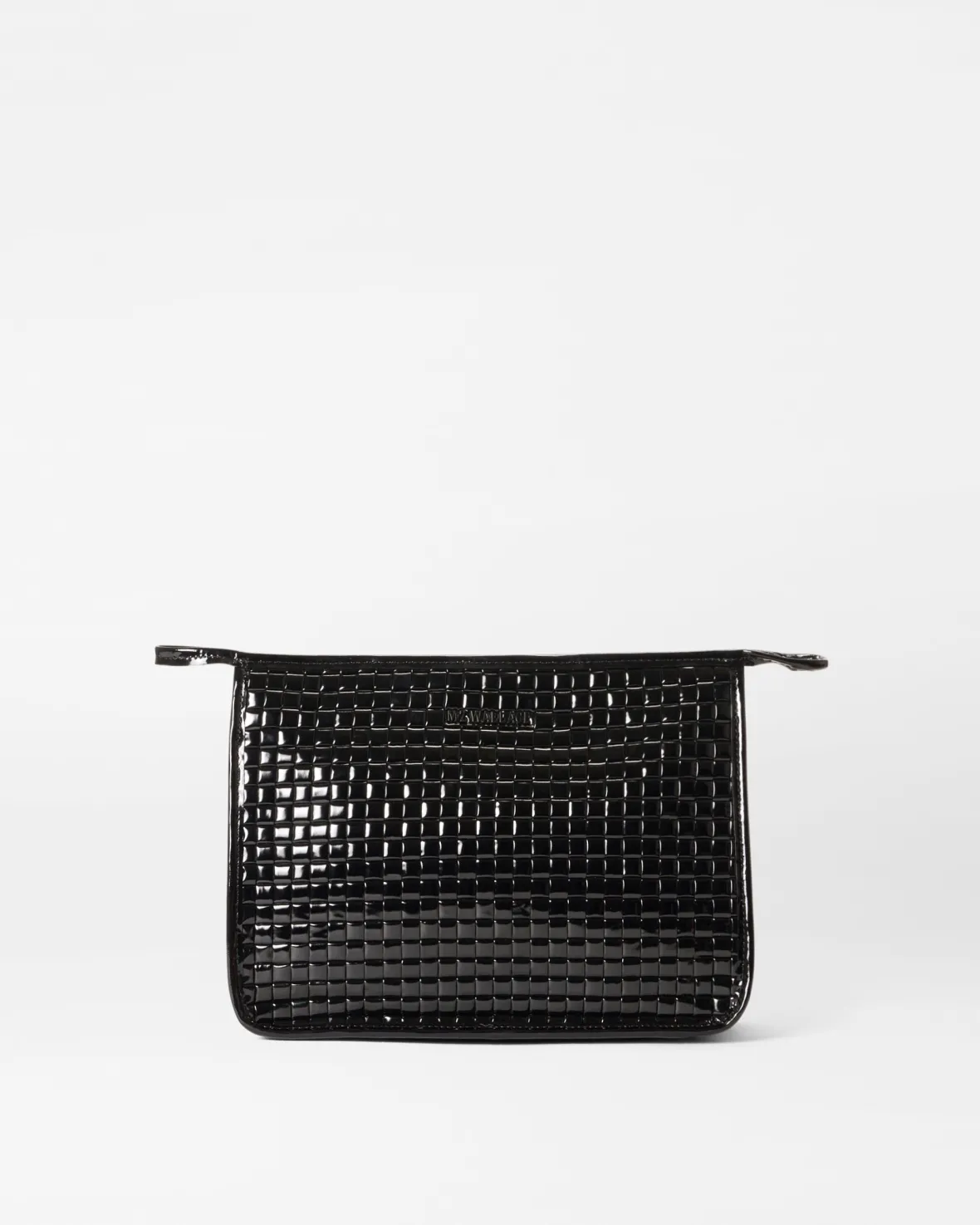 Accessories<MZ Wallace Woven Metro Clutch BlackLacquer