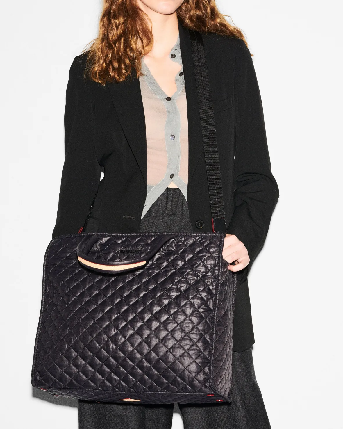 Work|Totes<MZ Wallace Large Box Tote BlackRec