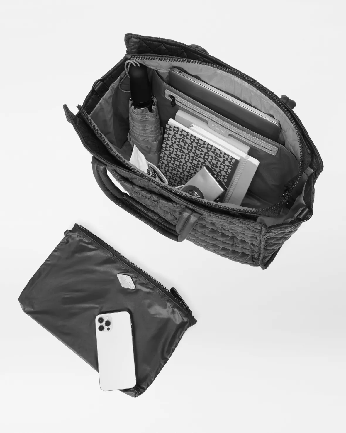 Work|Totes<MZ Wallace Large Box Tote BlackRec