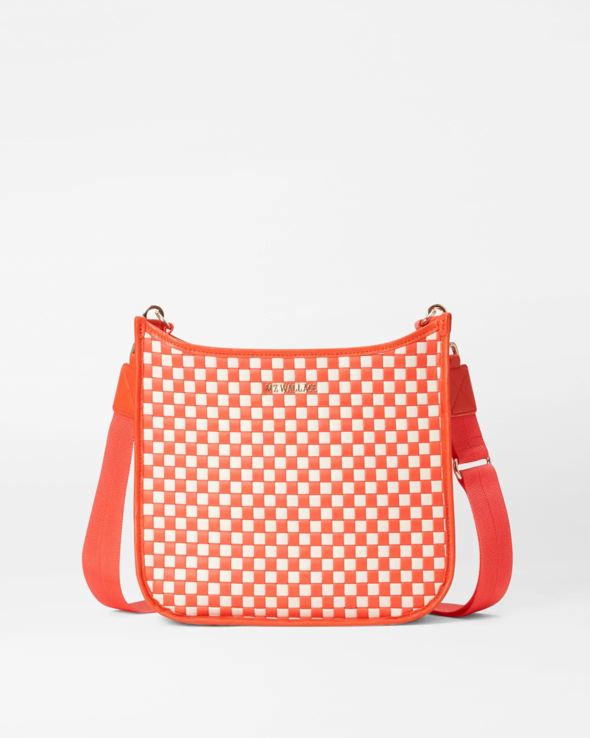 Crossbody<MZ Wallace Woven Box Crossbody Sandshell/PoppyWoven