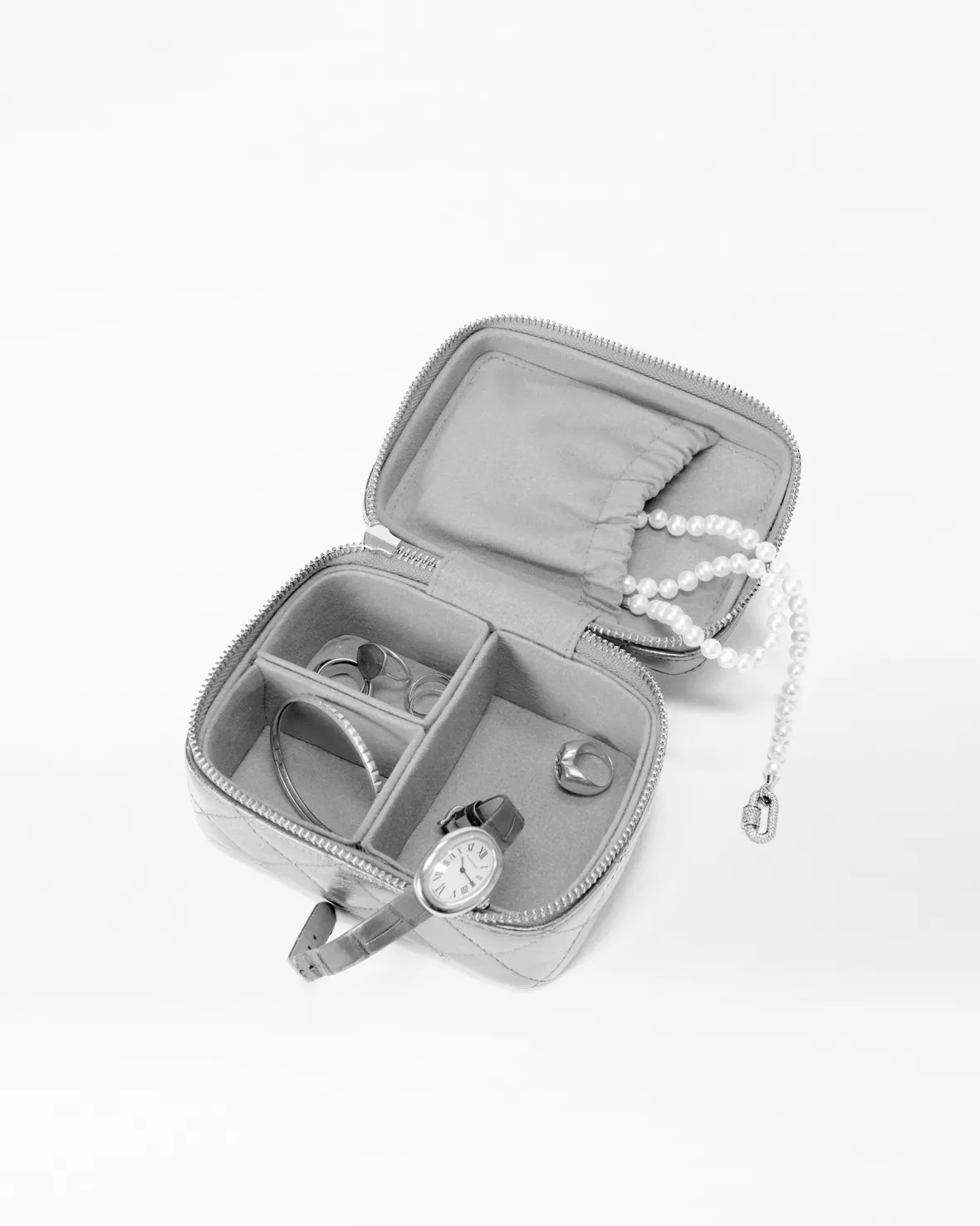 Accessories<MZ Wallace Jewelry Box RoseGoldMetallicLeather