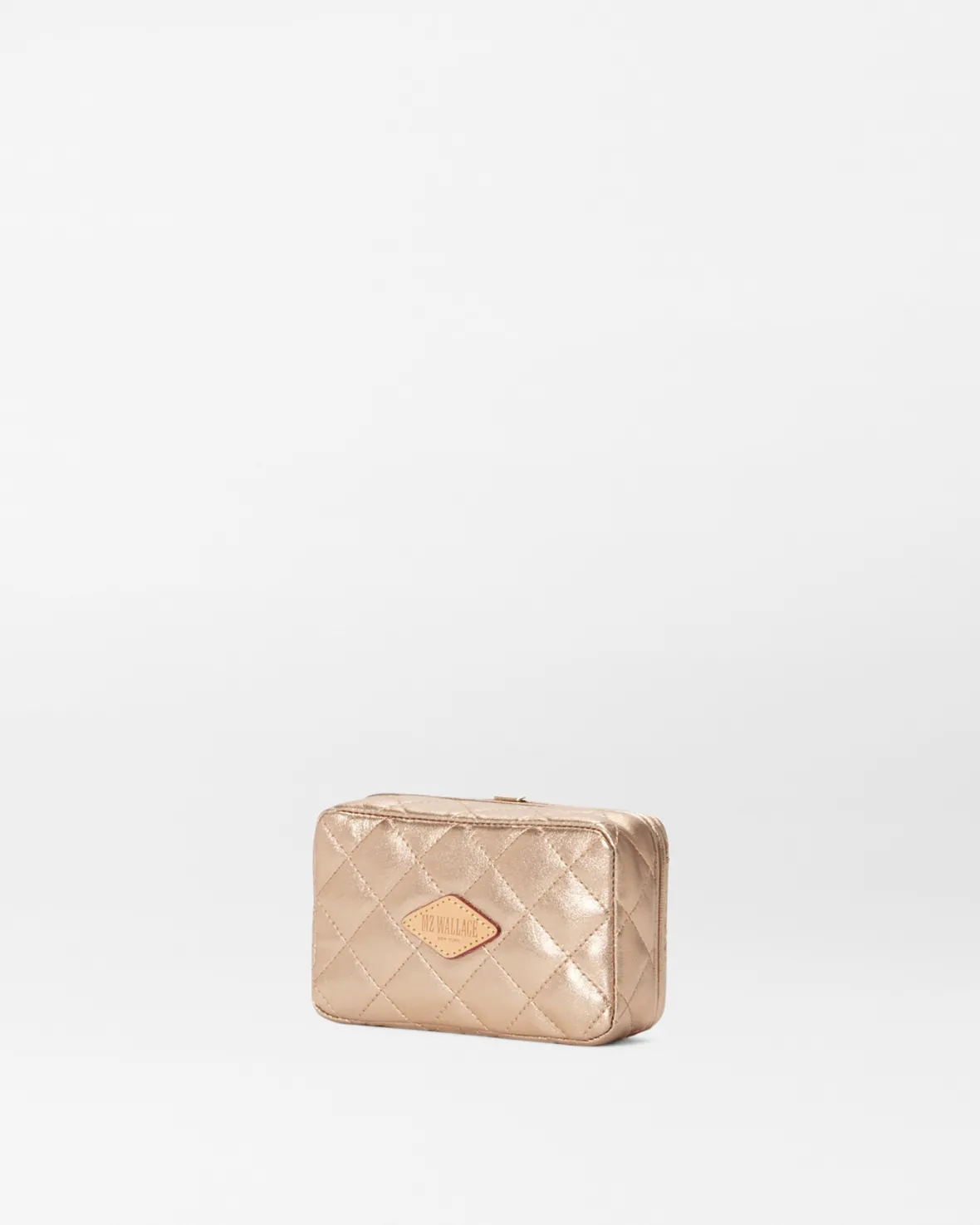 Accessories|MZW Exclusives<MZ Wallace Retro Frame Case HoneyMetallicLeather