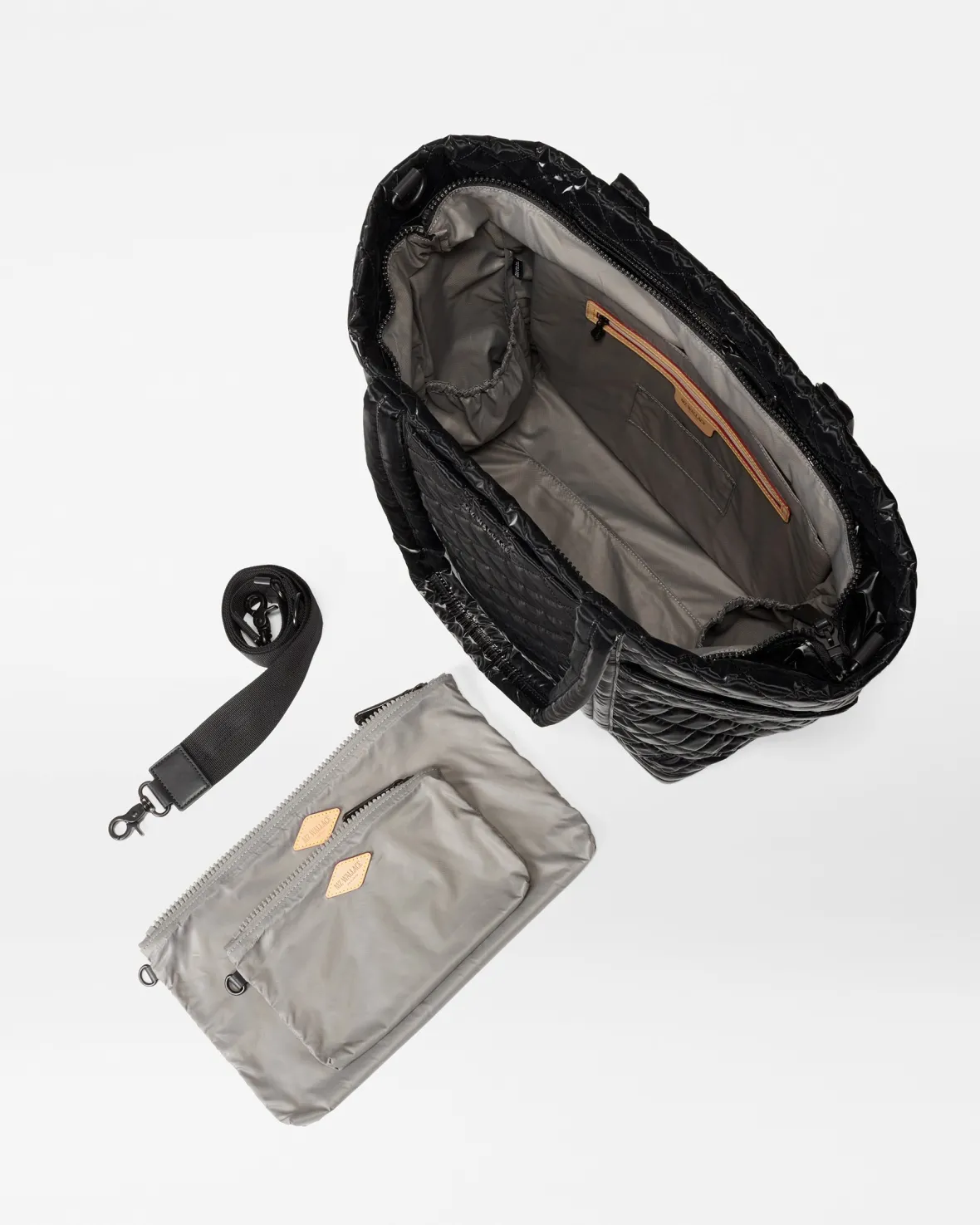 Metro|Totes<MZ Wallace Large Empire Tote BlackLiquid