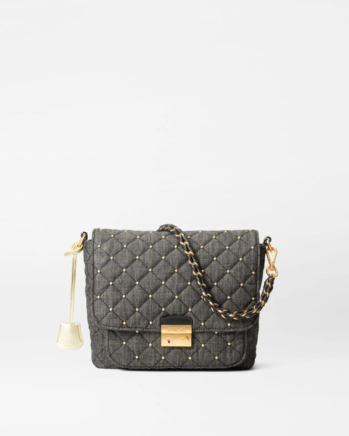 Crosby|Crossbody<MZ Wallace Crosby Lock Medium Crossbody TrueCharcoalDenim