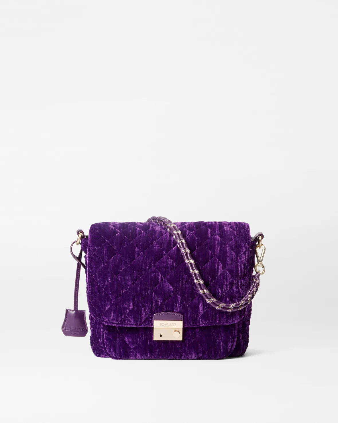 Crosby|Crossbody<MZ Wallace Crosby Lock Medium Crossbody VelvetAmethyst