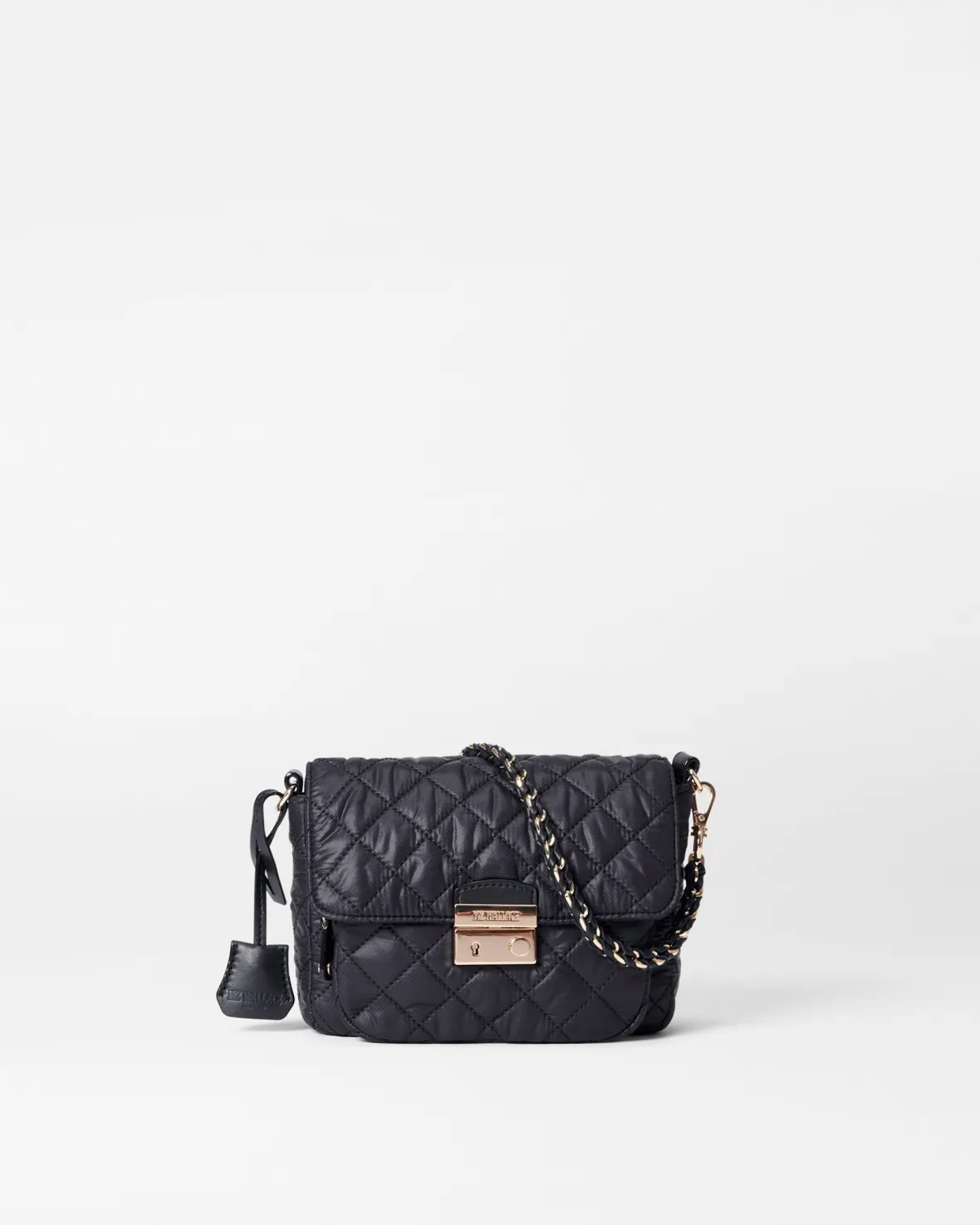 Crosby|Crossbody<MZ Wallace Crosby Lock Small Crossbody Black