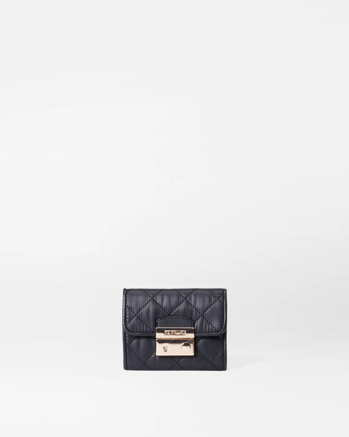 Crosby|Accessories<MZ Wallace Crosby Lock Small Wallet Black