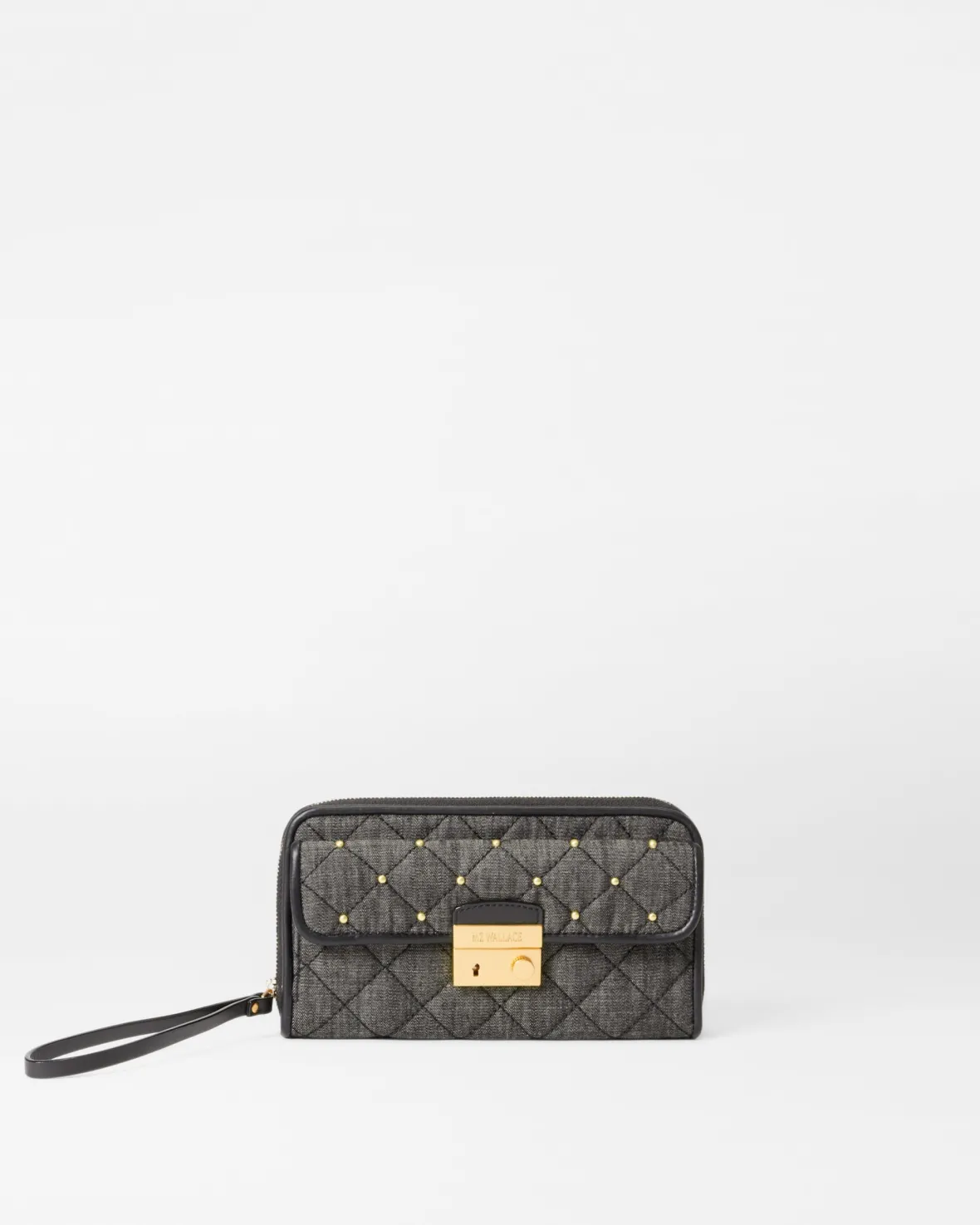 Crosby|Accessories<MZ Wallace Crosby Lock Wrislet TrueCharcoalDenim